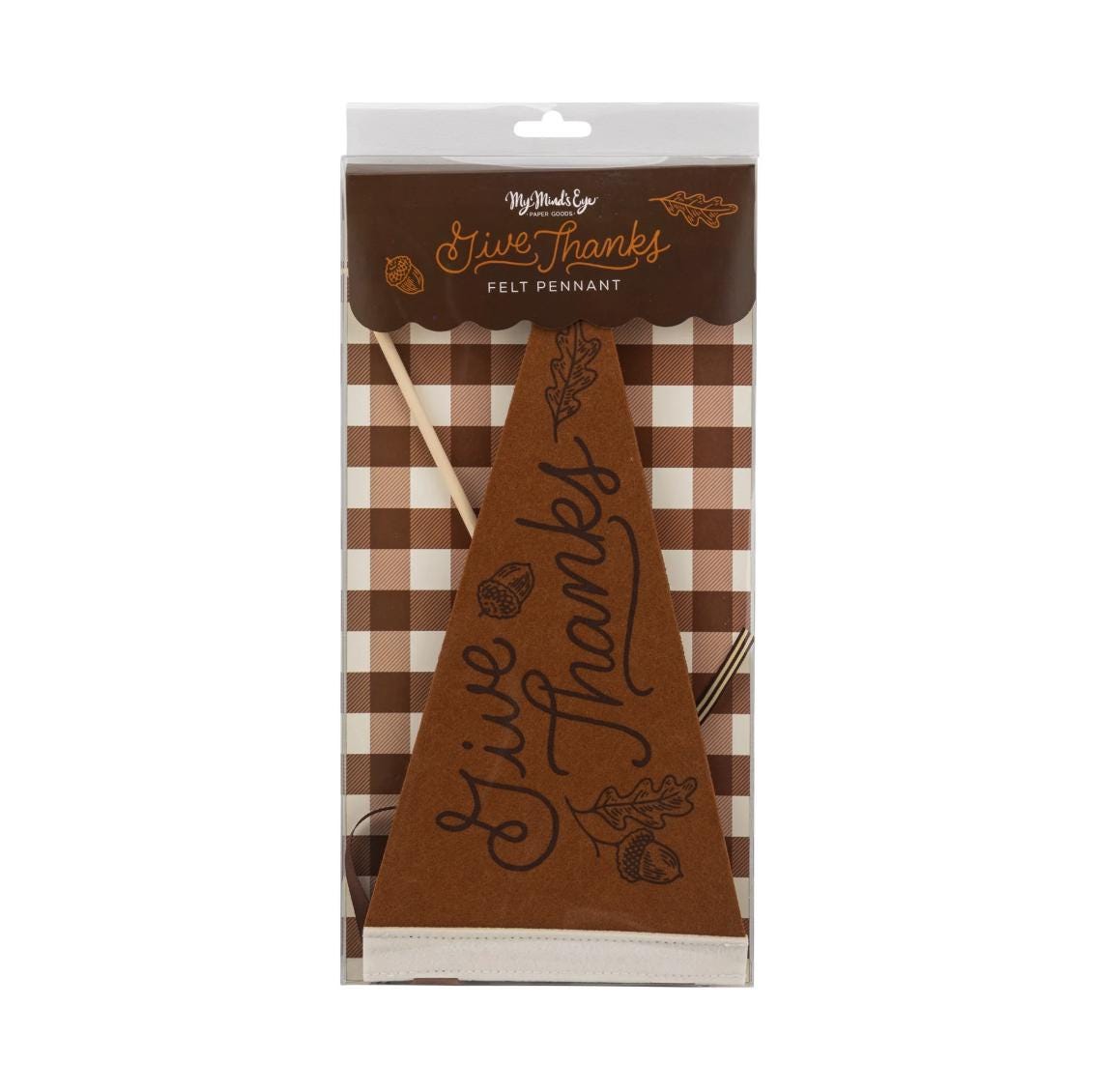 Give Thanks Pennant Flag - Stesha Party