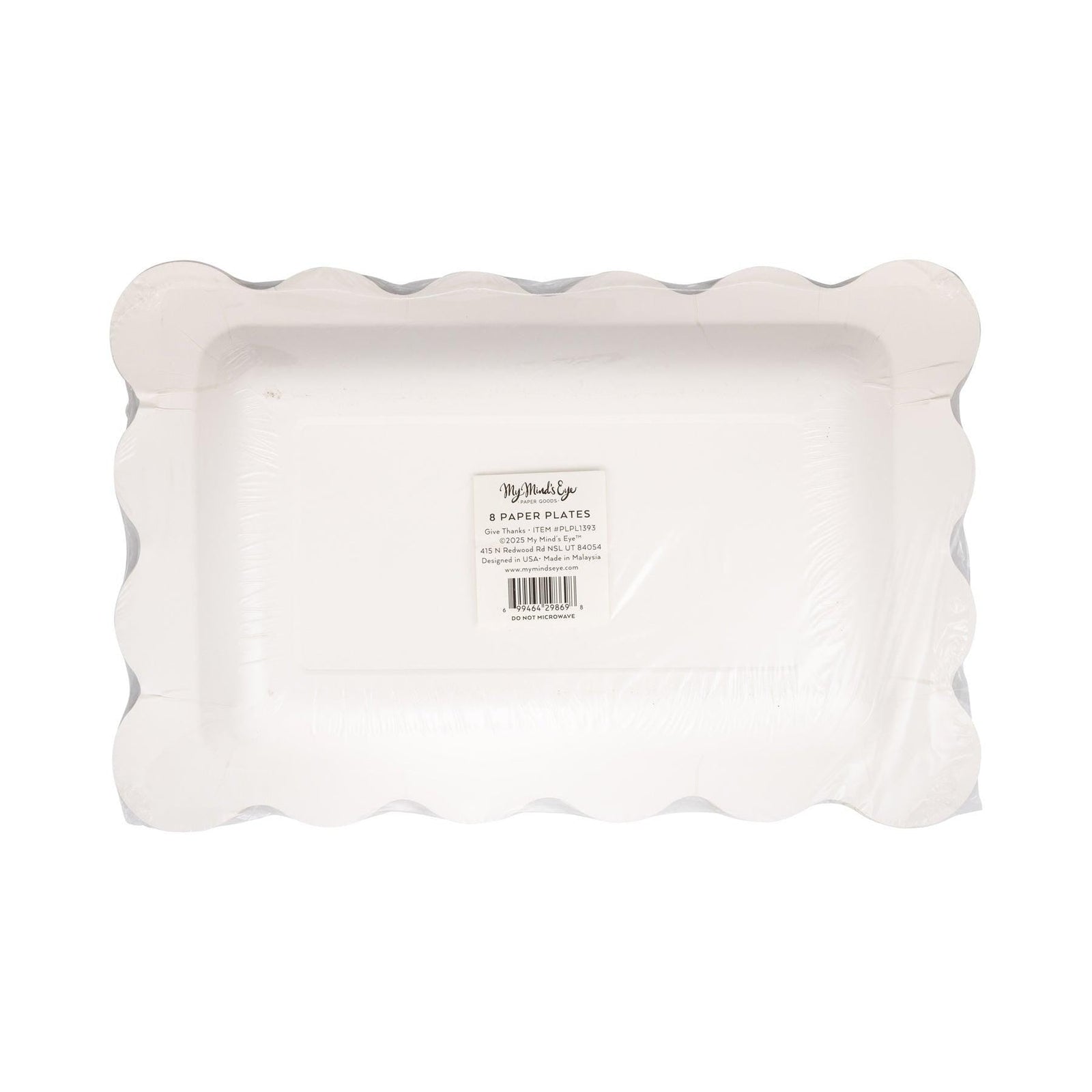 Give Thanks Plaid Paper Plates - Stesha Party