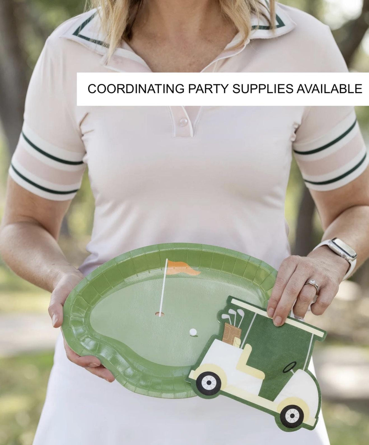 Golf Ball Party Paper Plates 8ct - Stesha Party