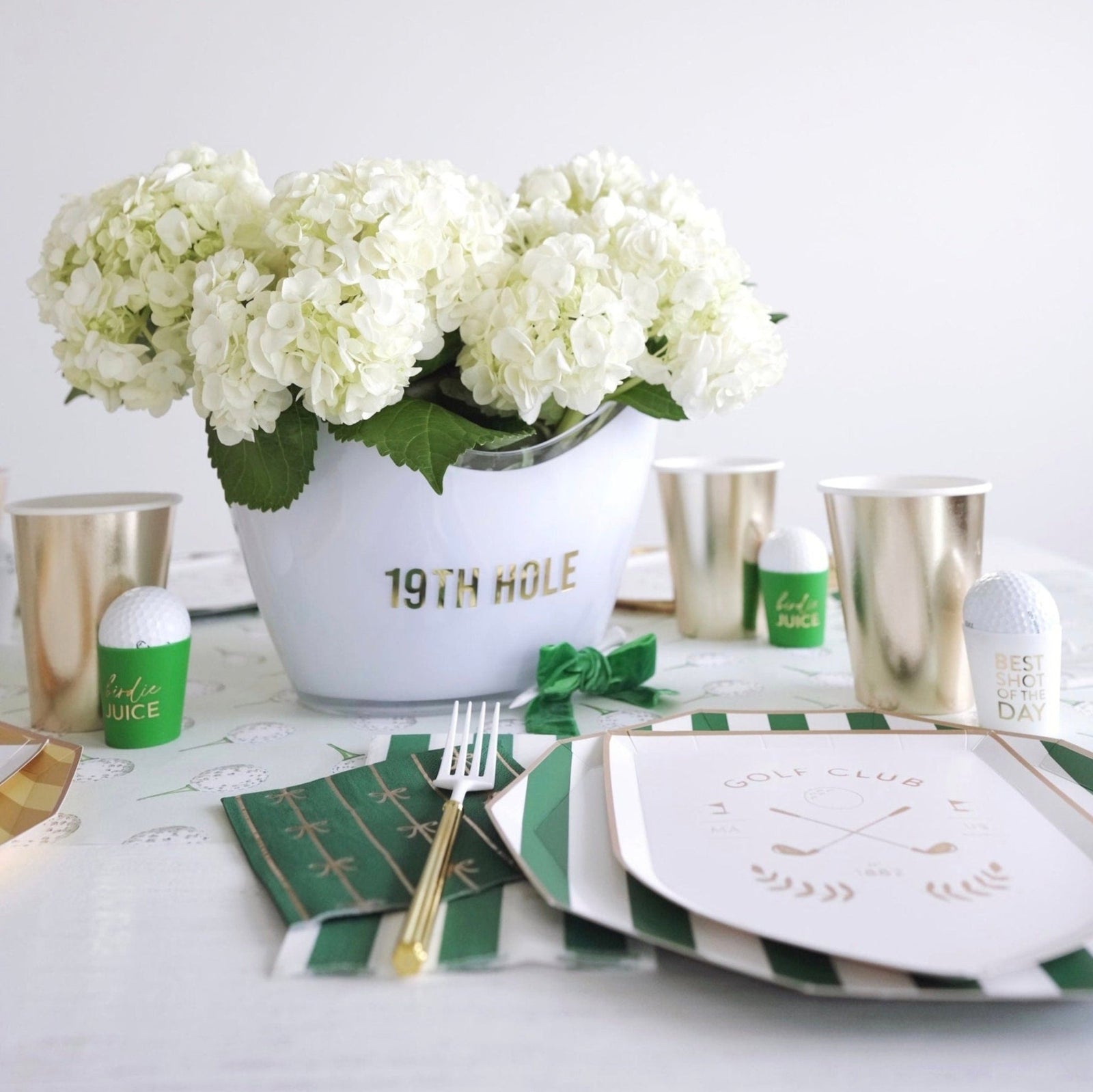 Golf Club Party Plates 8ct - Stesha Party