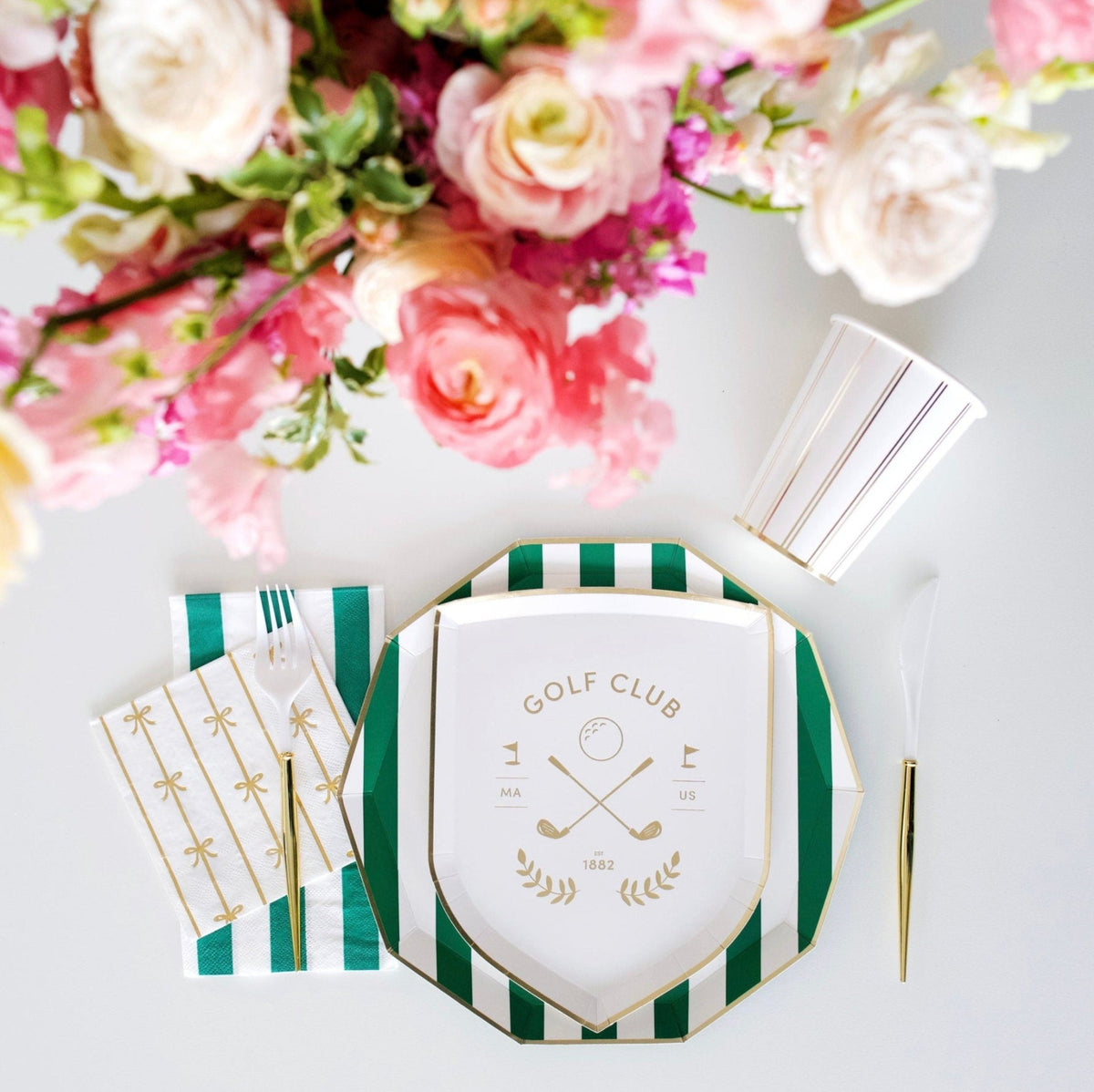 Golf Club Party Plates 8ct - Stesha Party