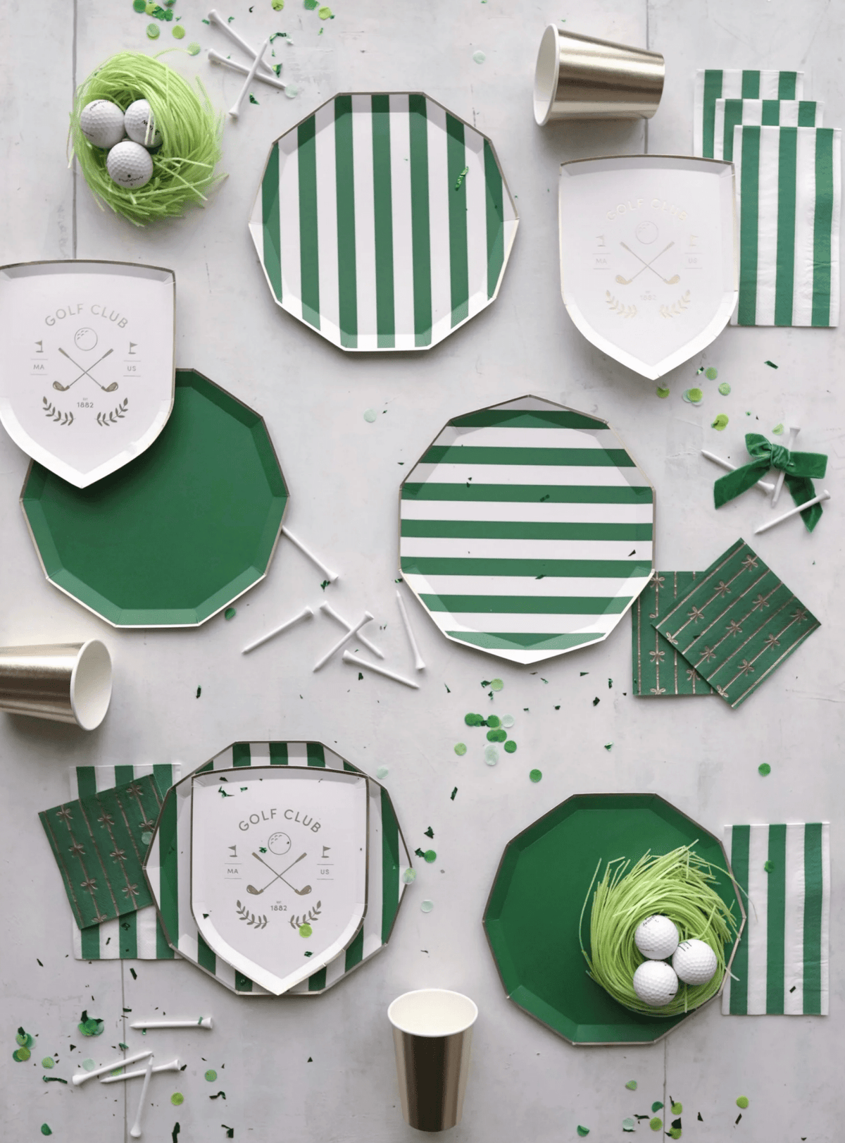 Golf Club Party Plates 8ct - Stesha Party