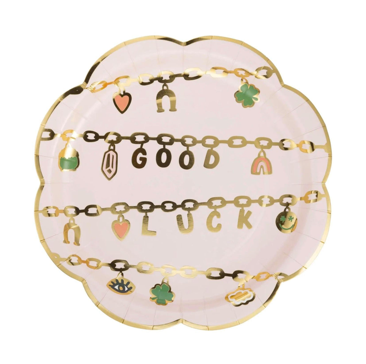 Good Luck Charm Bracelet Plates - Stesha Party