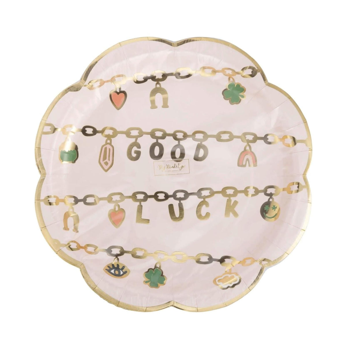 Good Luck Charm Bracelet Plates - Stesha Party
