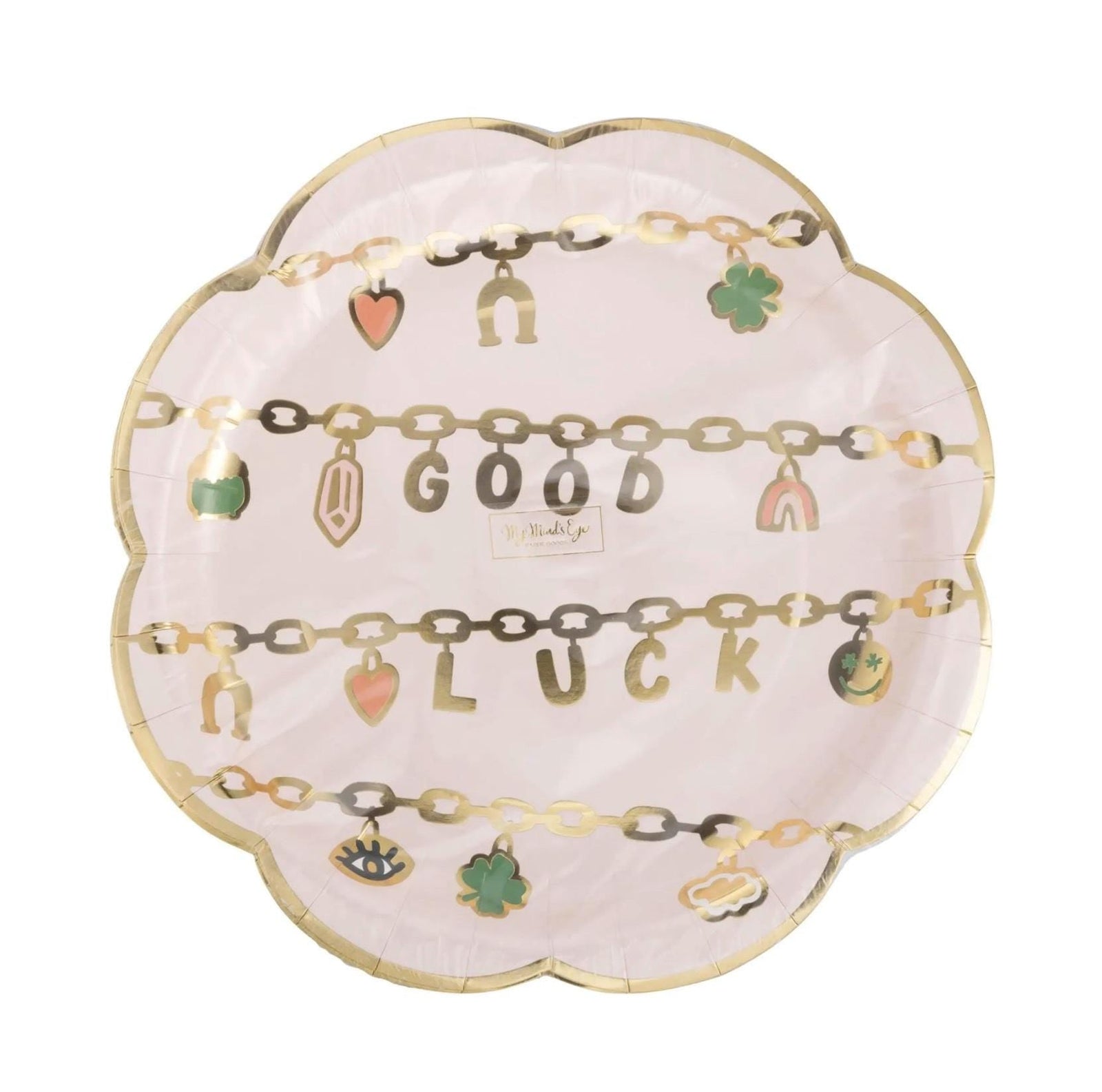 Good Luck Charm Bracelet Plates - Stesha Party