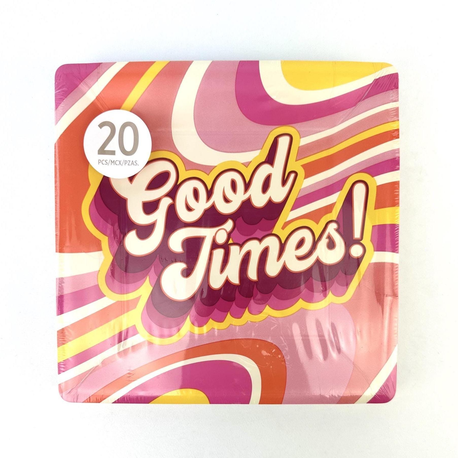 Good Times Party Plates 10.25" - Stesha Party
