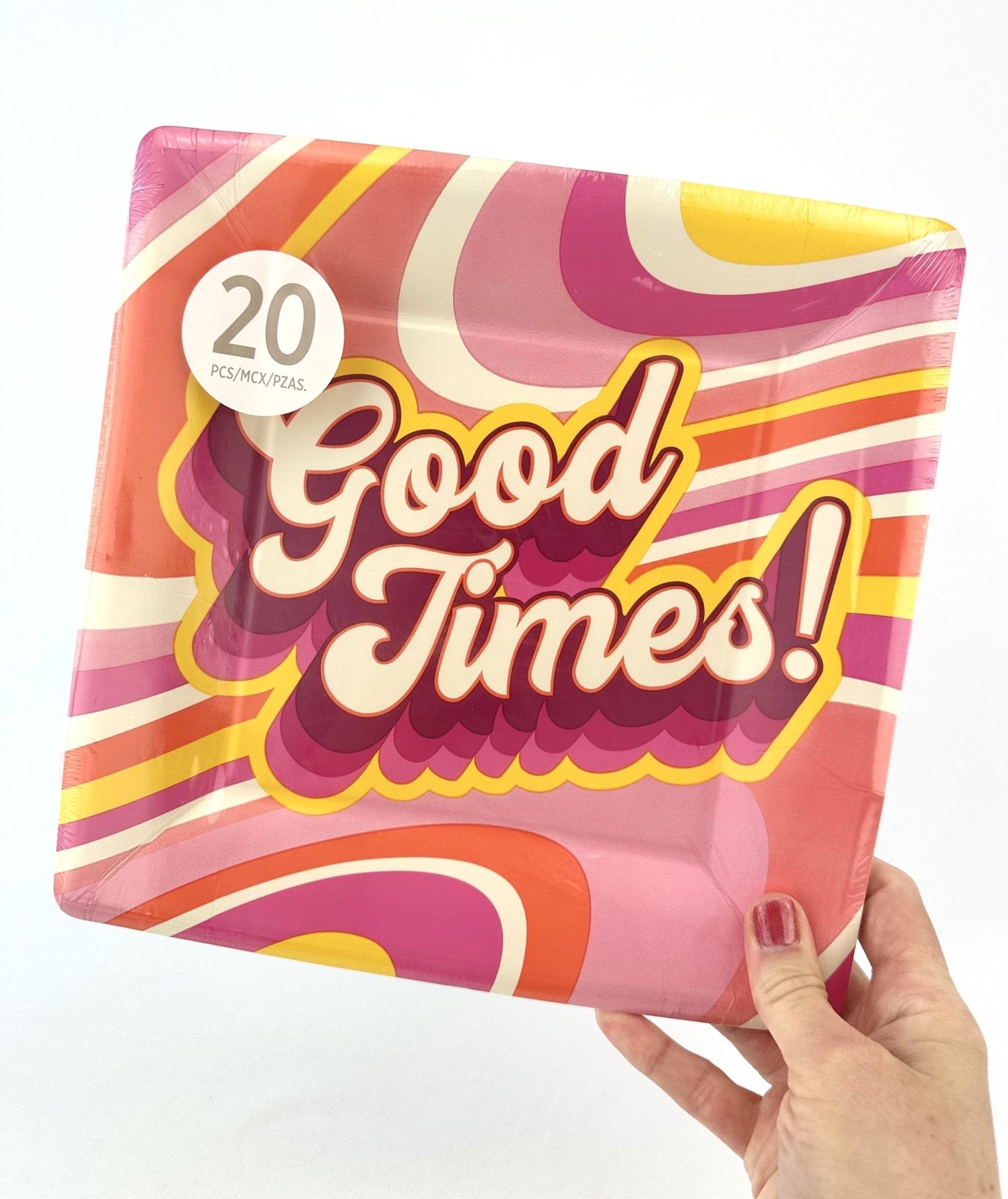 Good Times Party Plates 10.25" - Stesha Party