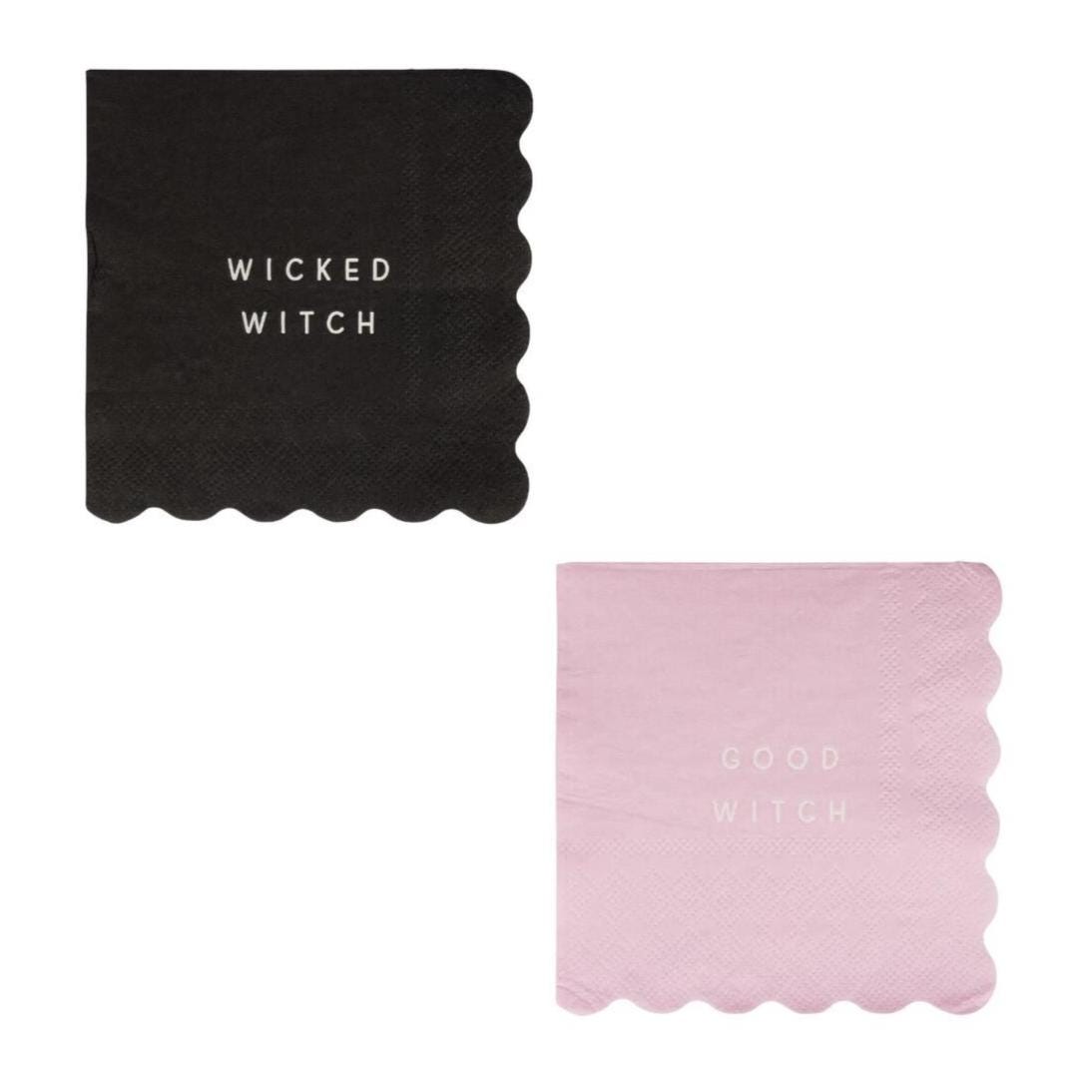 Good Witch Bad Witch Napkins 24ct - Stesha Party