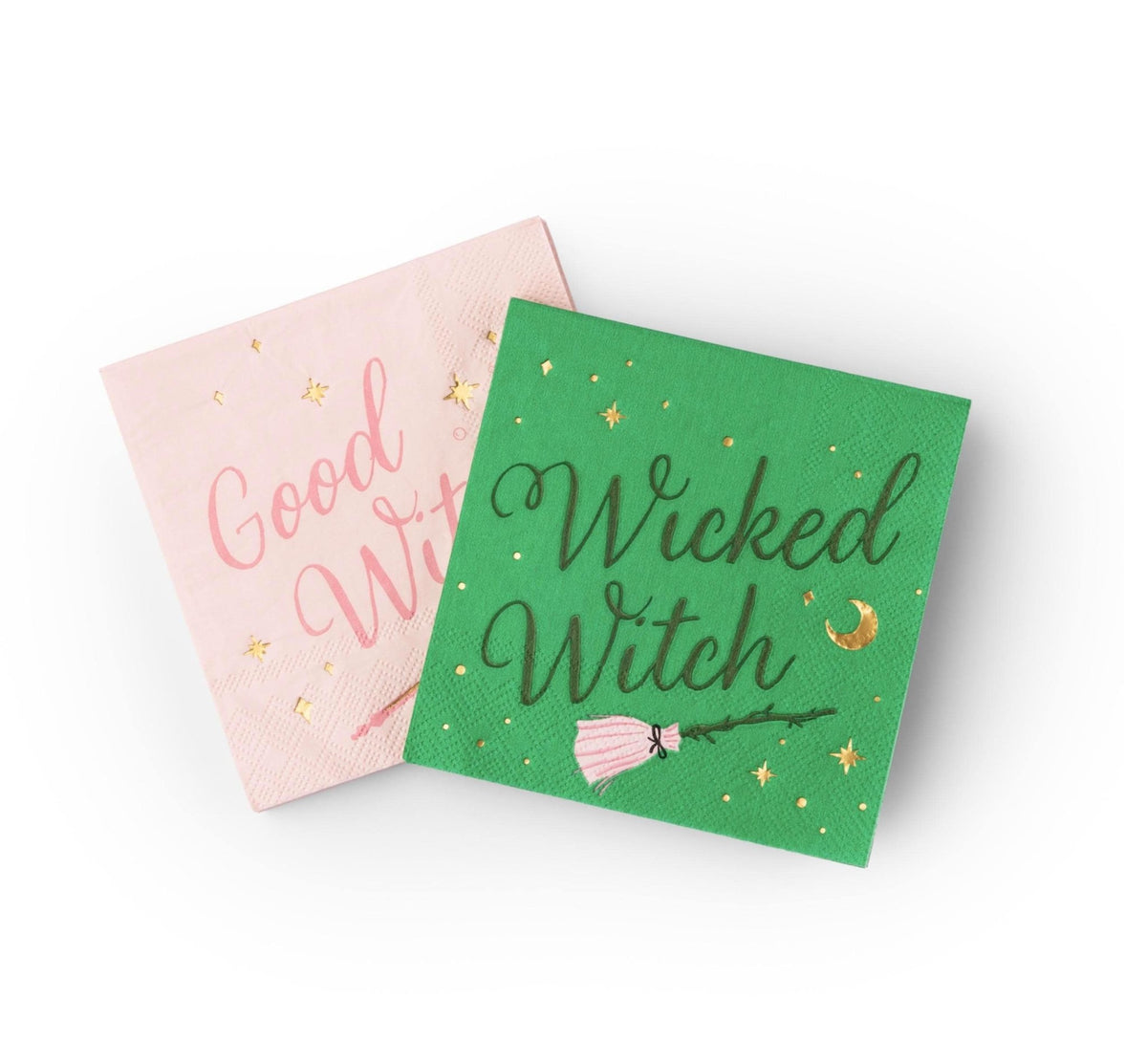 Good Witch &amp; Wicked Witch Beverage Napkins - Stesha Party