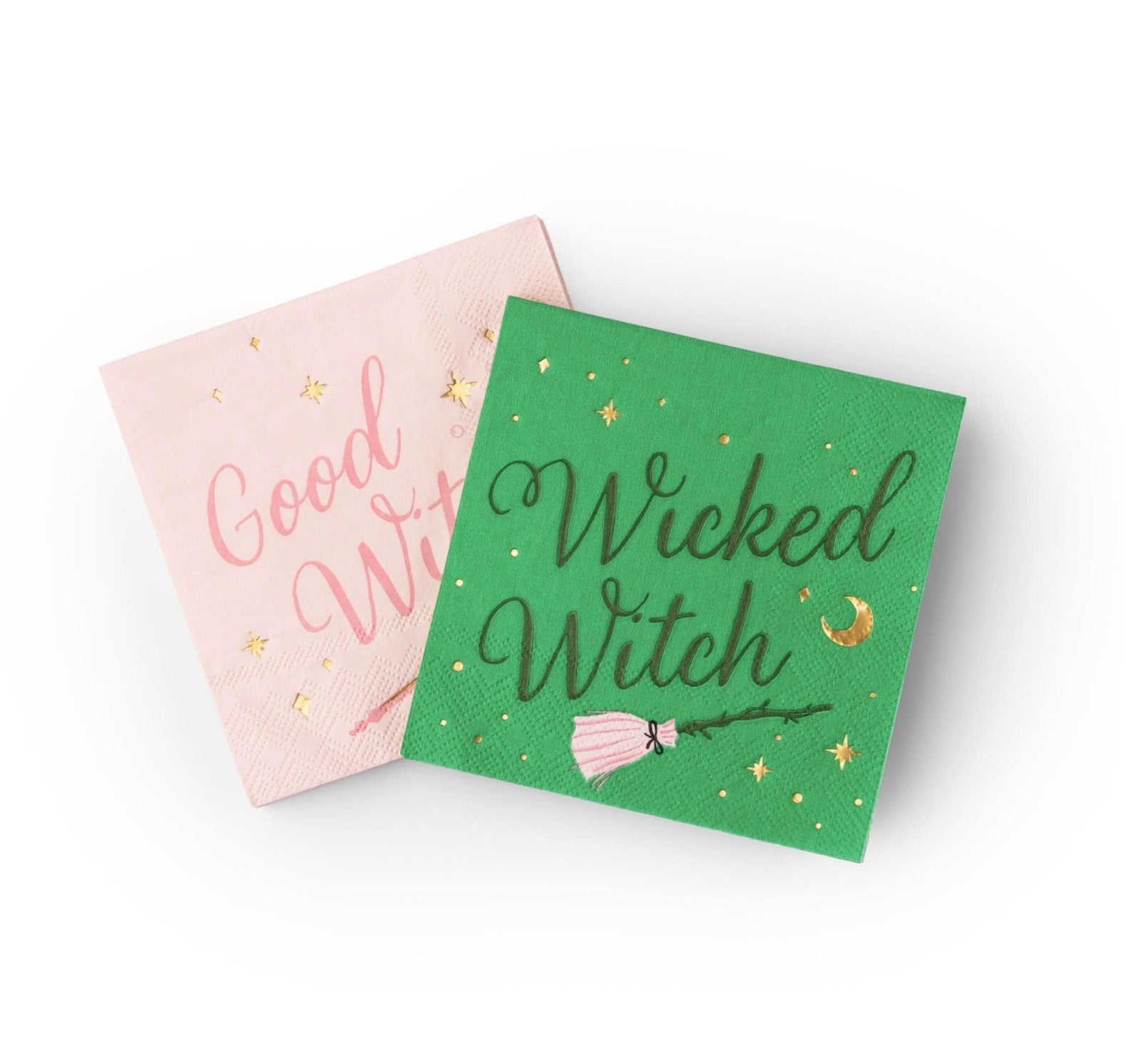 Good Witch & Wicked Witch Beverage Napkins - Stesha Party