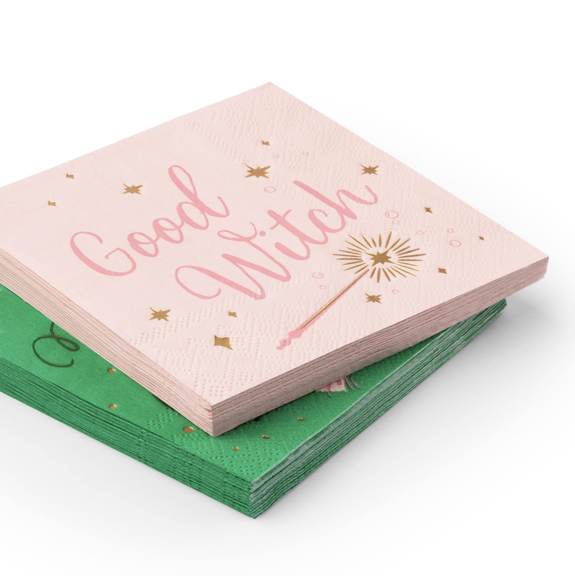 Good Witch & Wicked Witch Beverage Napkins - Stesha Party