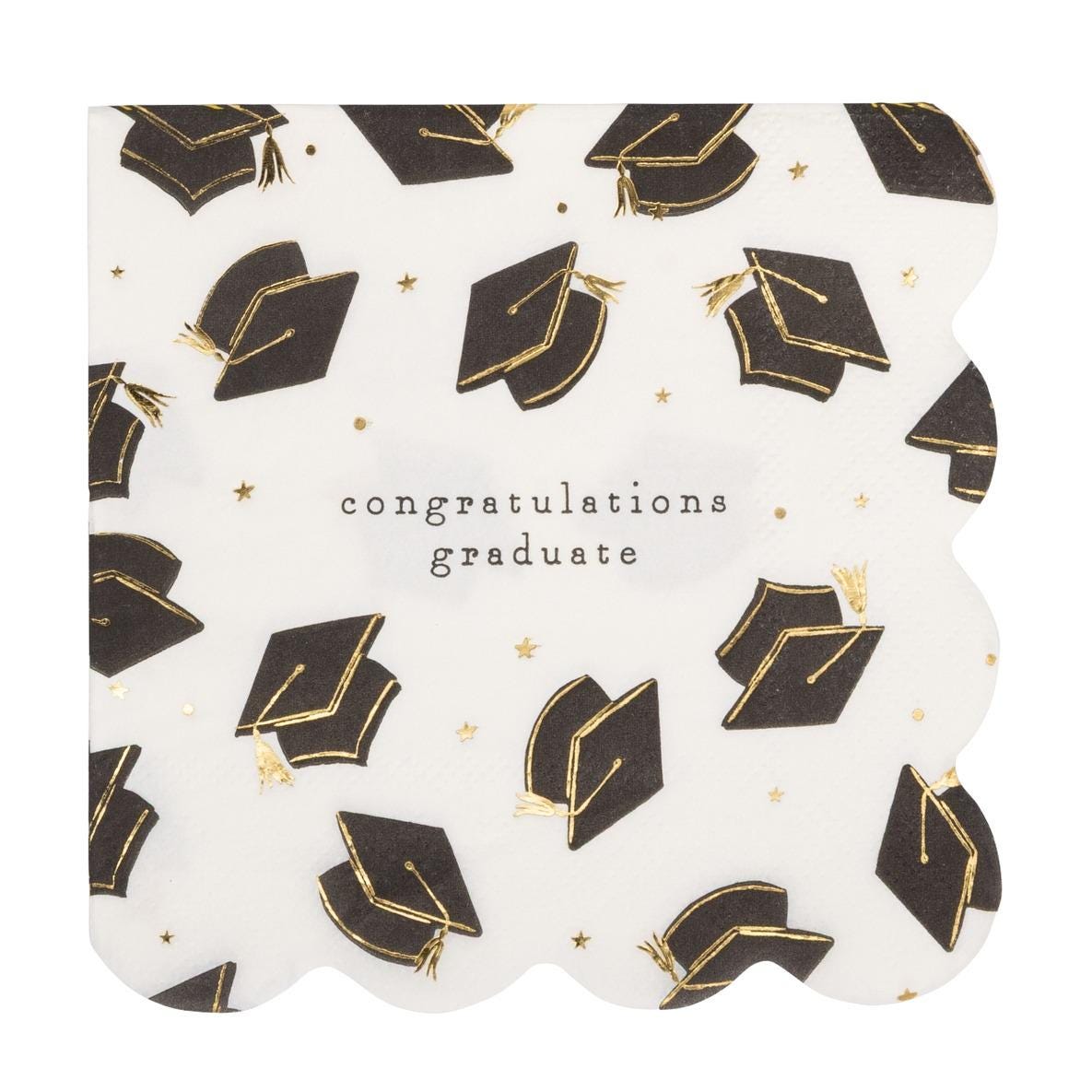 Graduation Cap Napkins 18ct - Stesha Party