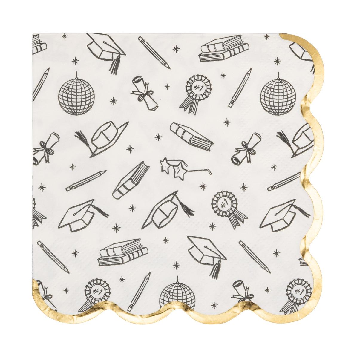 Graduation Napkins 18ct - Stesha Party