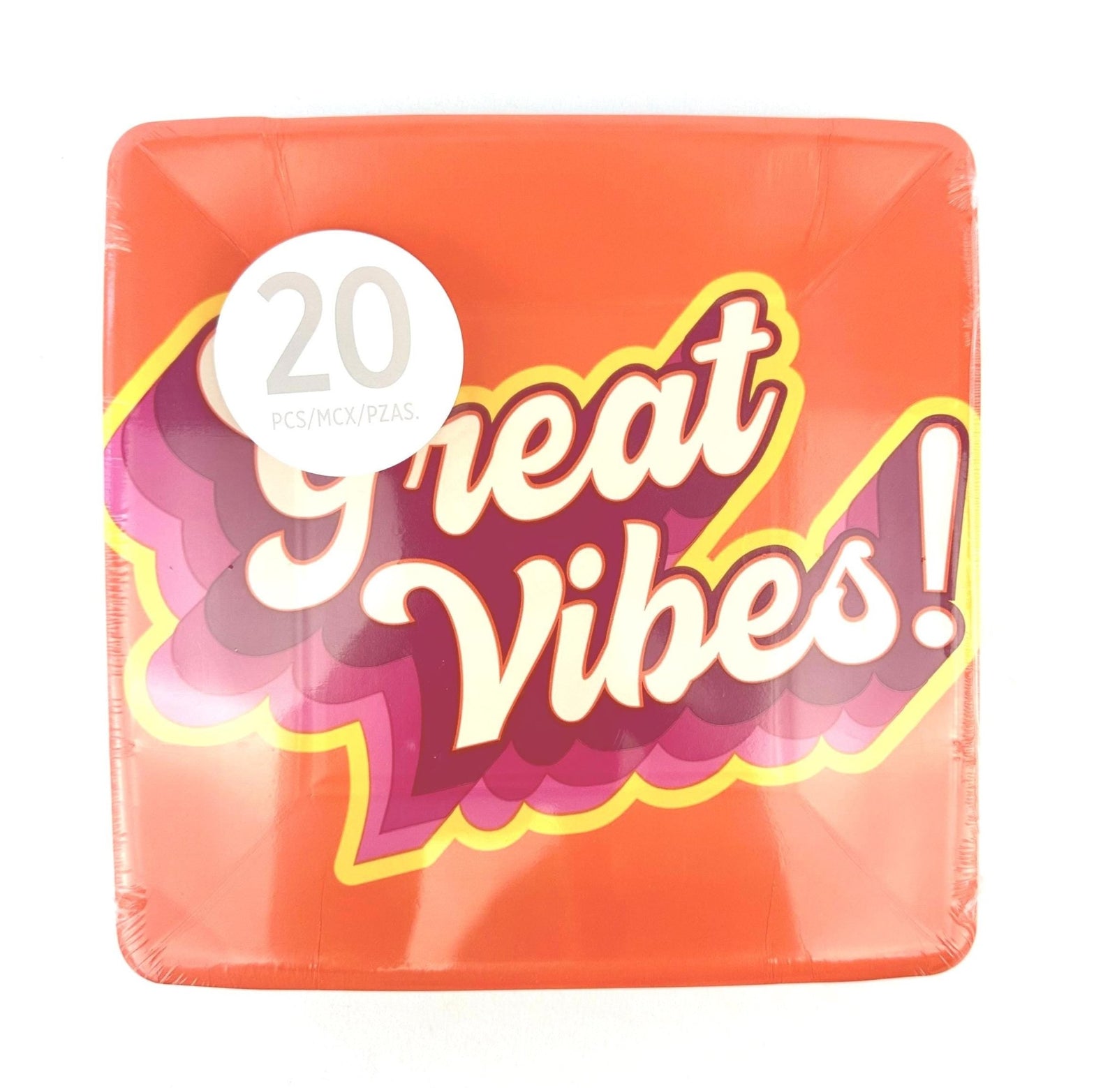 Great Vibes Dessert Plates 7.25" - Stesha Party