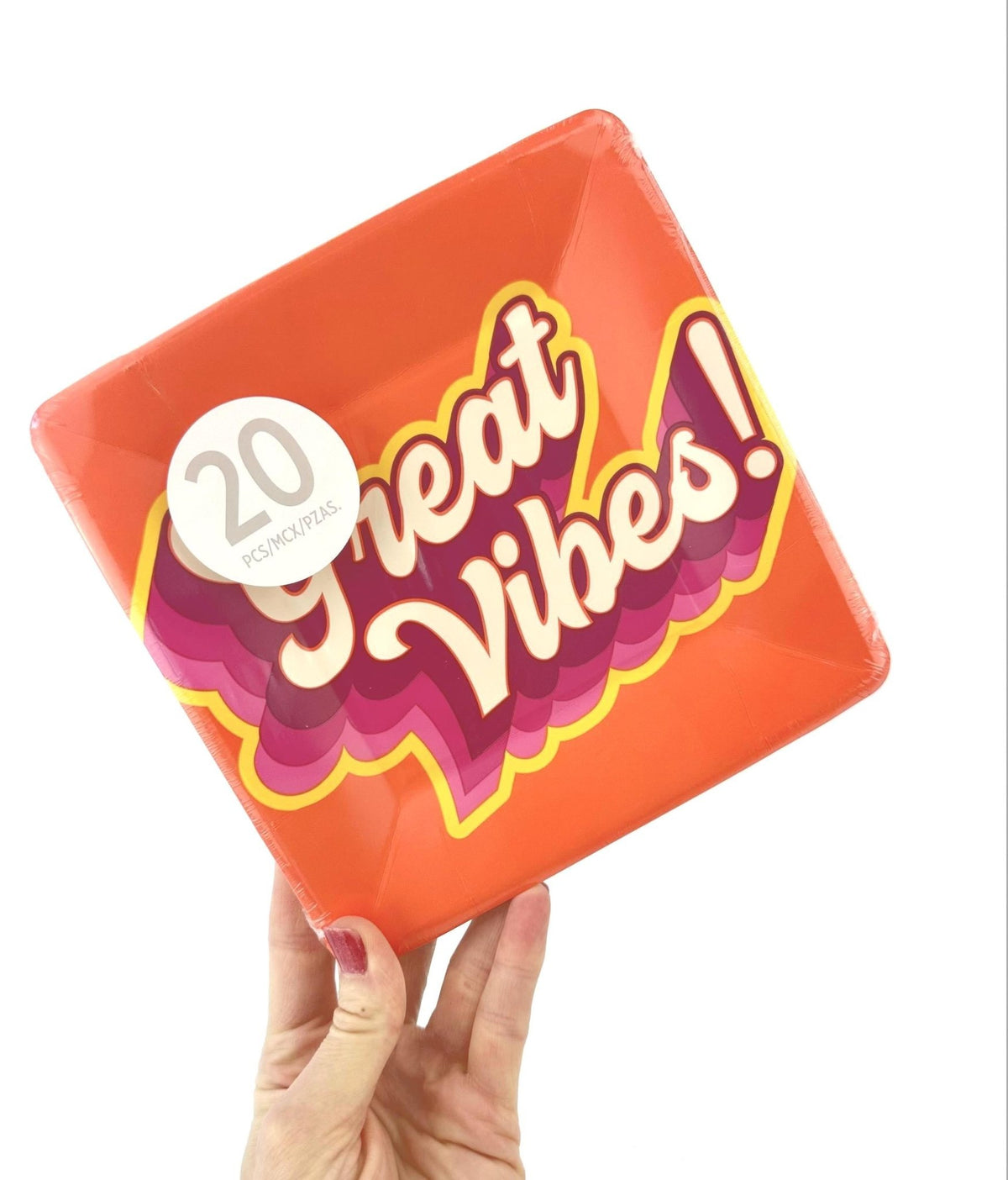 Great Vibes Dessert Plates 7.25" - Stesha Party