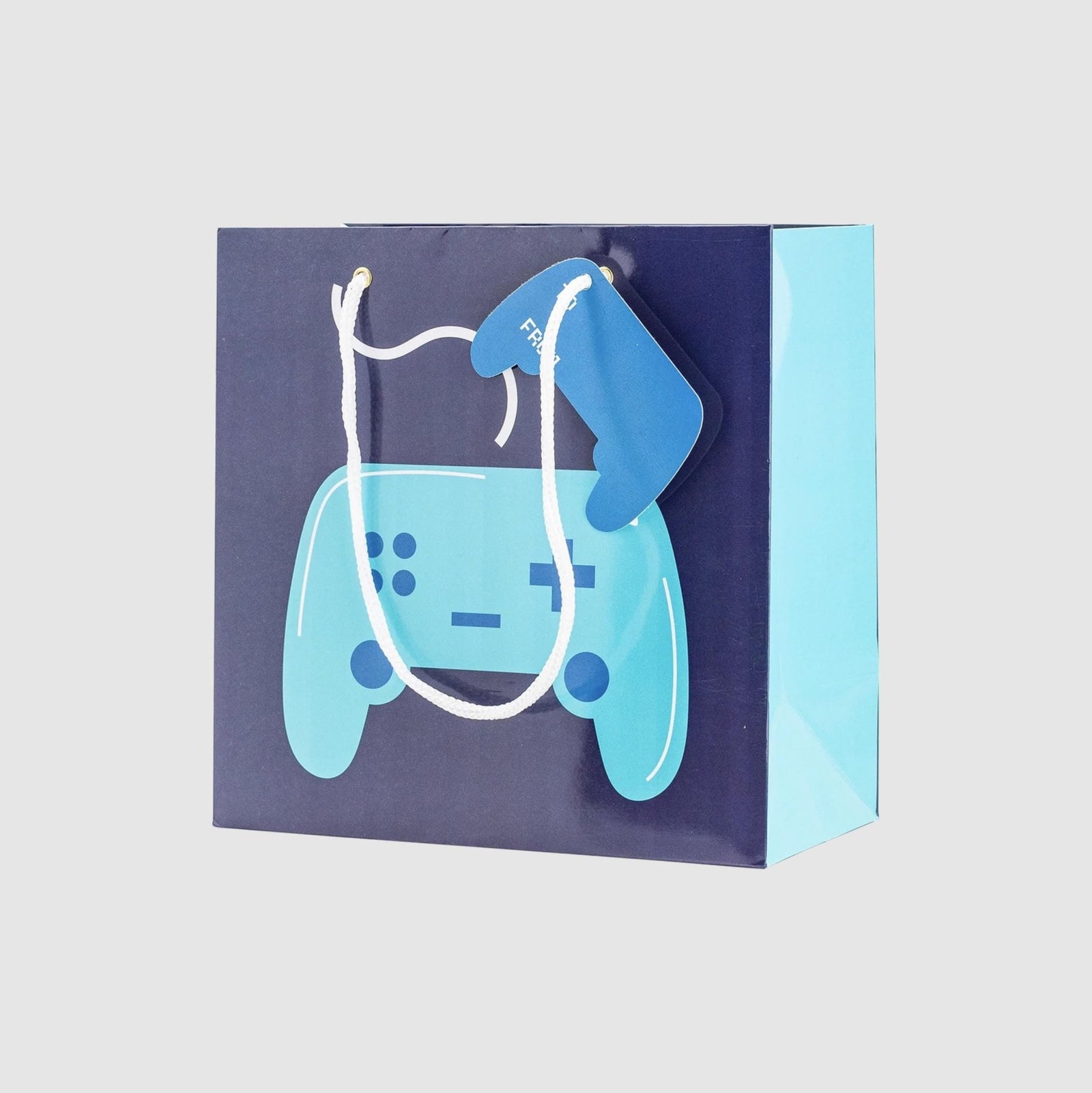 Green & Blue Video Game Birthday Gift Bags 3ct - Stesha Party