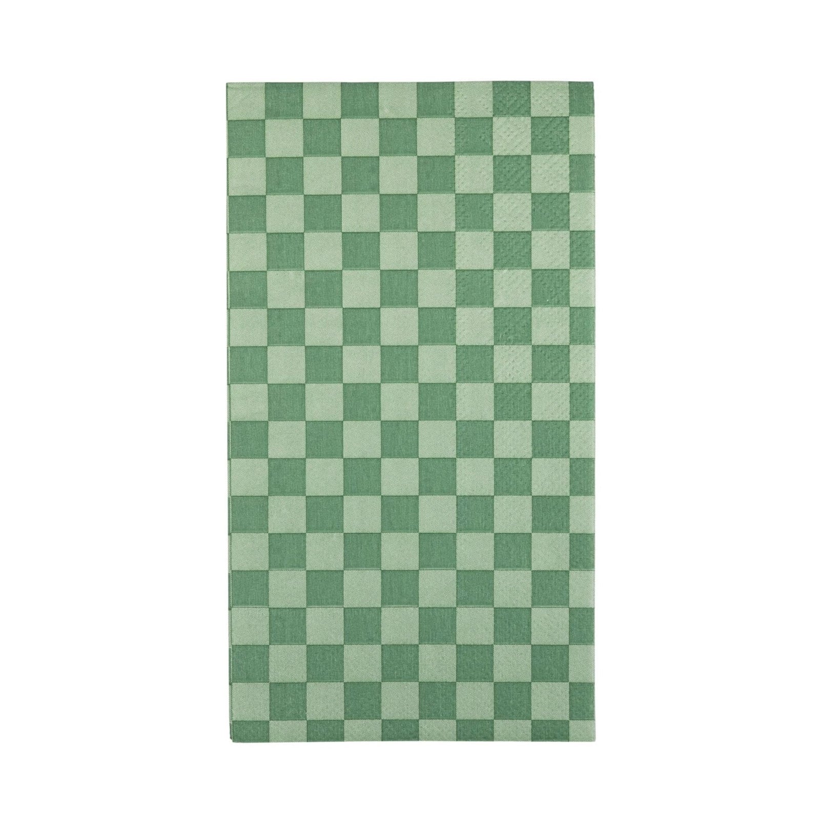 Green Checkered Party Napkins - Stesha Party