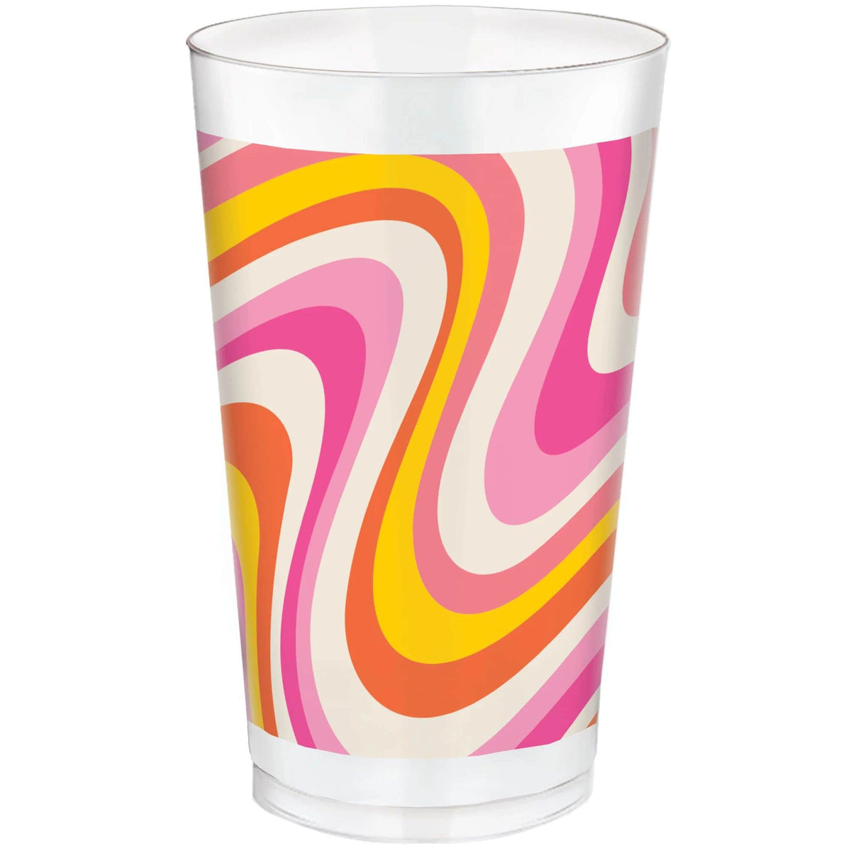 Groovy 70s Reusable Tumblers 10ct - Stesha Party