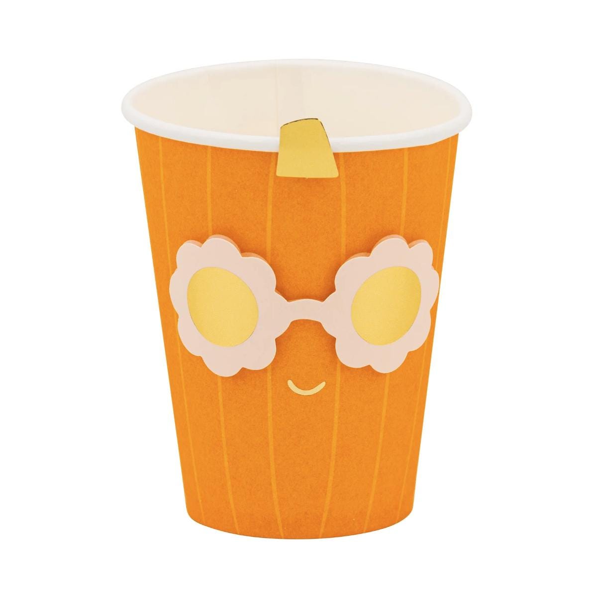 Groovy Pumpkin Party Cups 8ct - Stesha Party