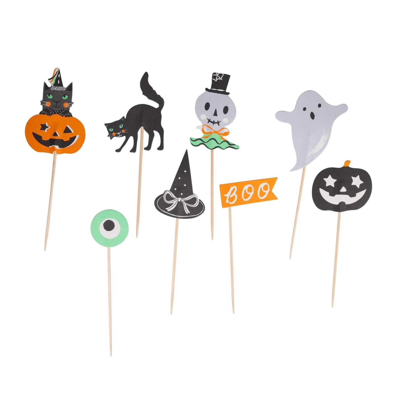 Halloween Cupcake Toppers - Stesha Party