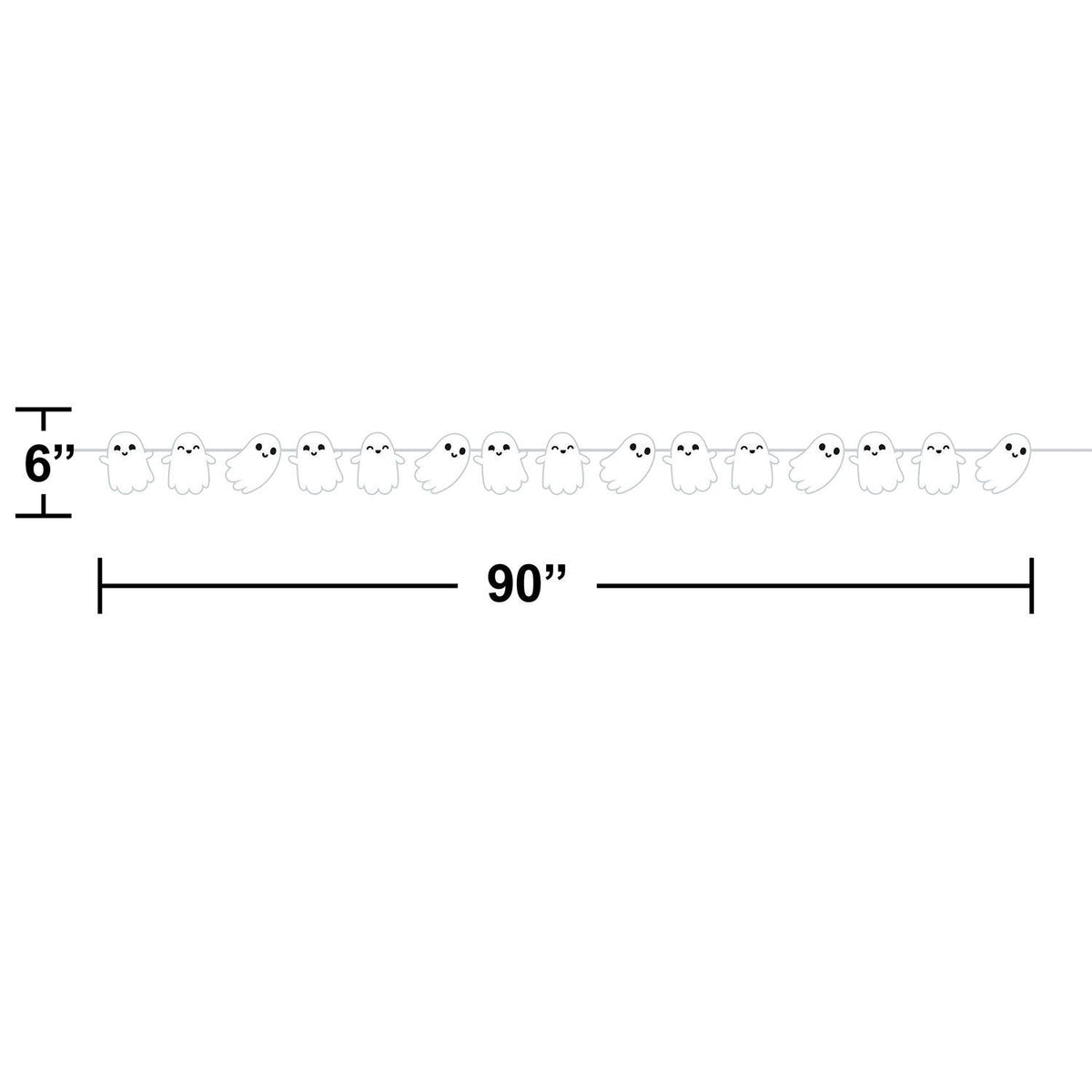 Halloween Ghost Banner - Stesha Party