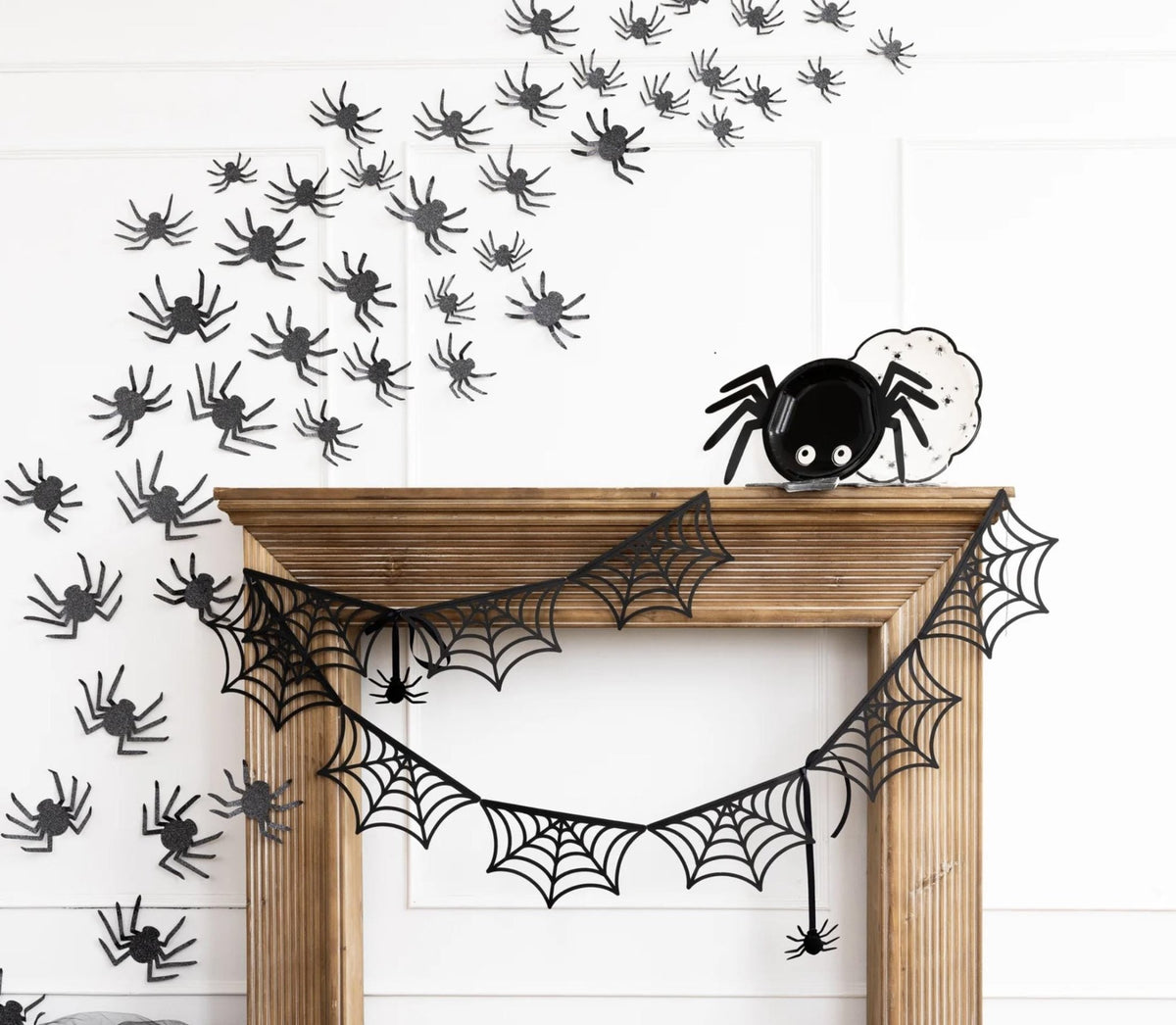 Halloween Glitter Spiders 50pc - Stesha Party