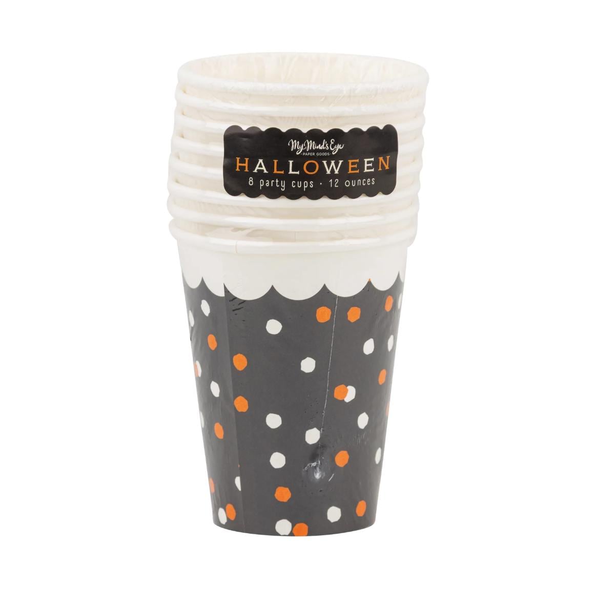Halloween Paper Cups 8ct - Stesha Party