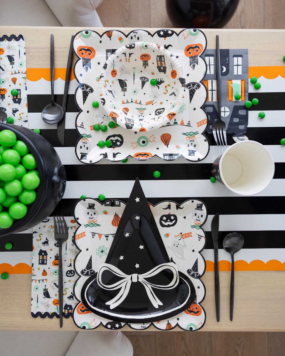 Halloween Paper Snack Bowls 8ct - Stesha Party