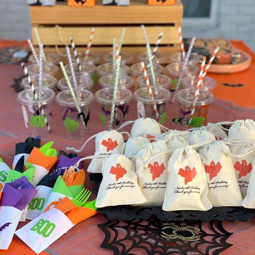 Halloween Party Cutlery Bags - Stesha Party