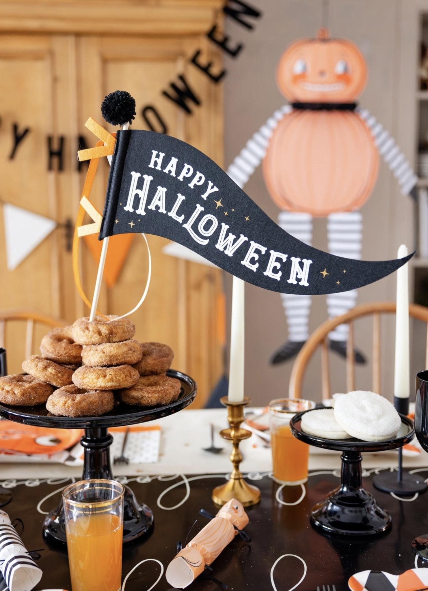Halloween Pennant Flag - Stesha Party