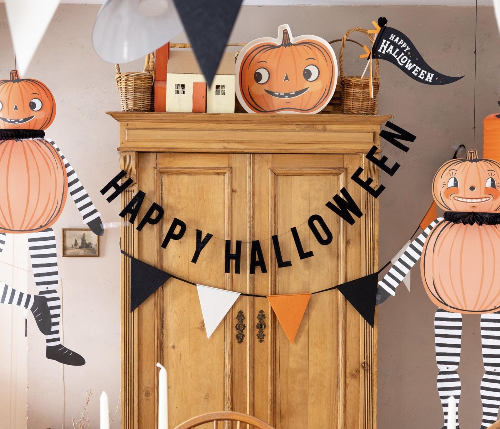 Halloween Pennant Flag - Stesha Party