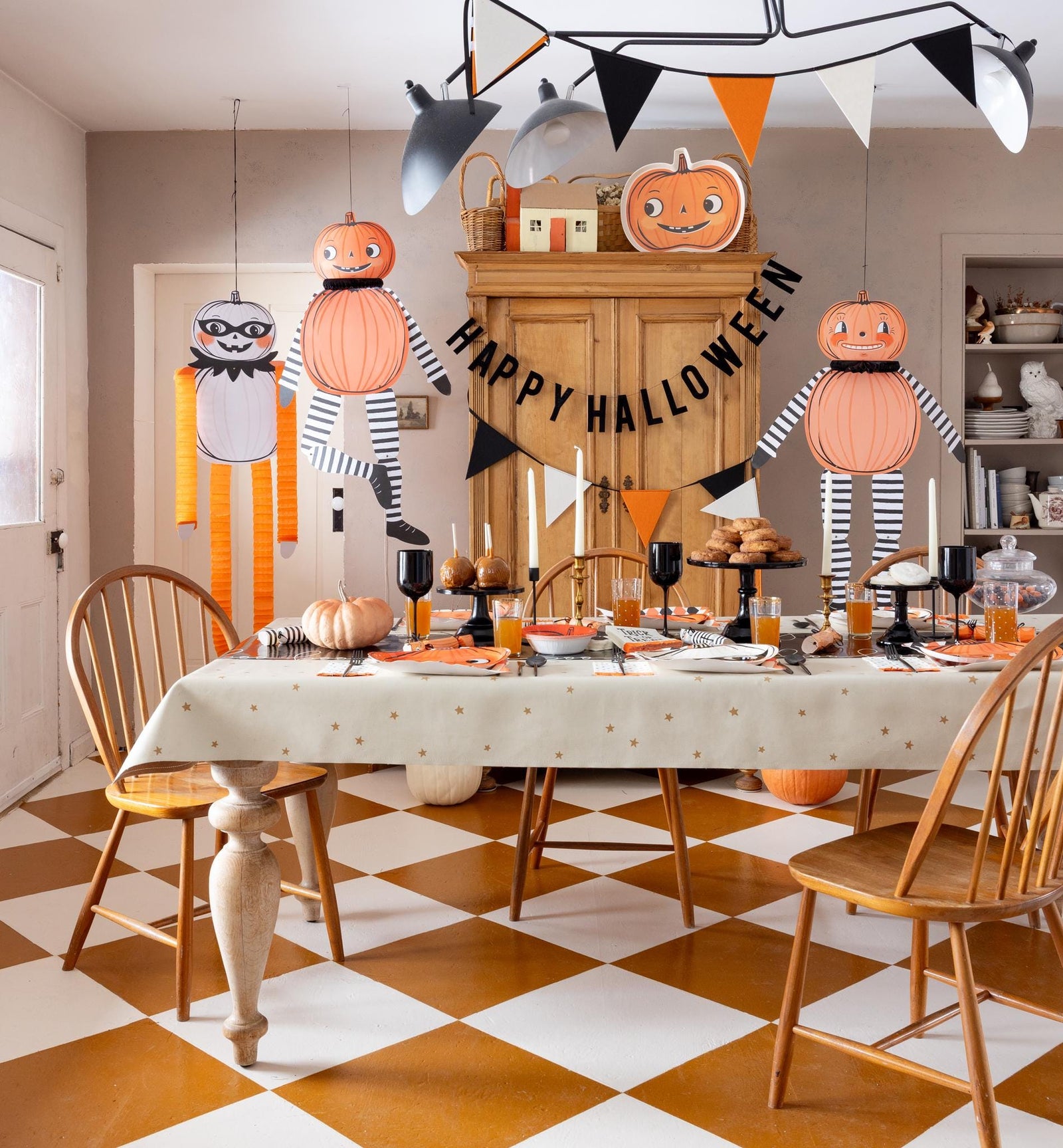 Halloween Pumpkin Plates 9ct - Stesha Party