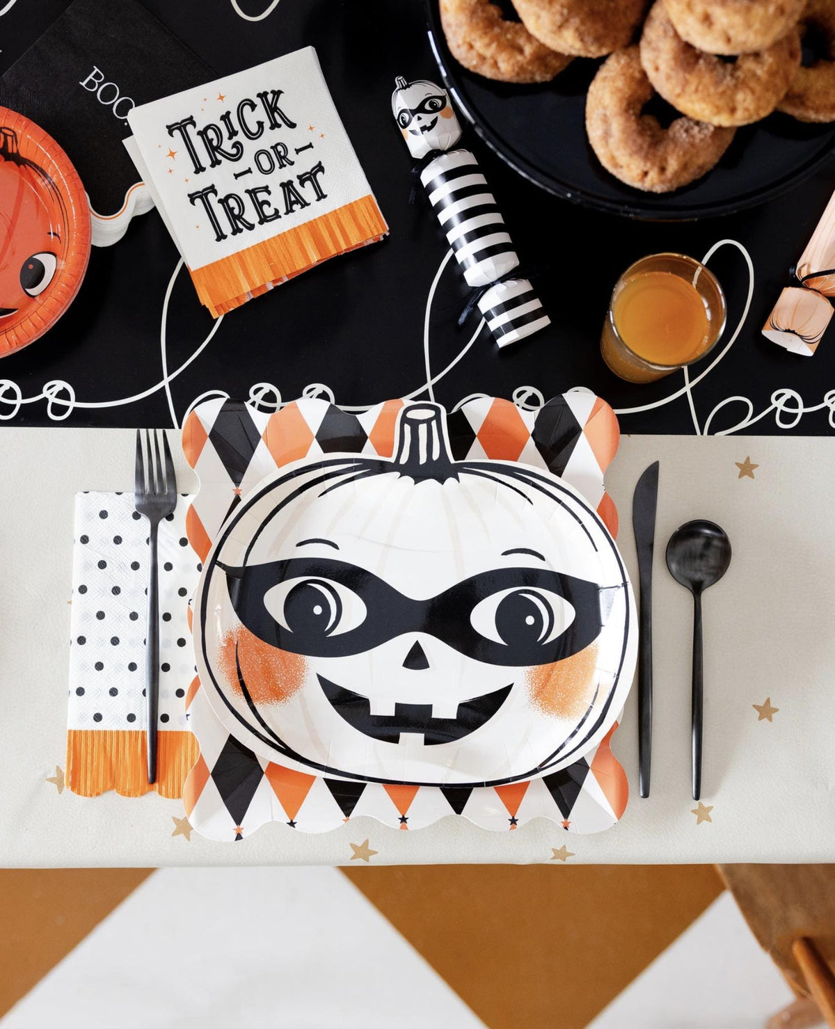 Halloween Pumpkin Plates 9ct - Stesha Party