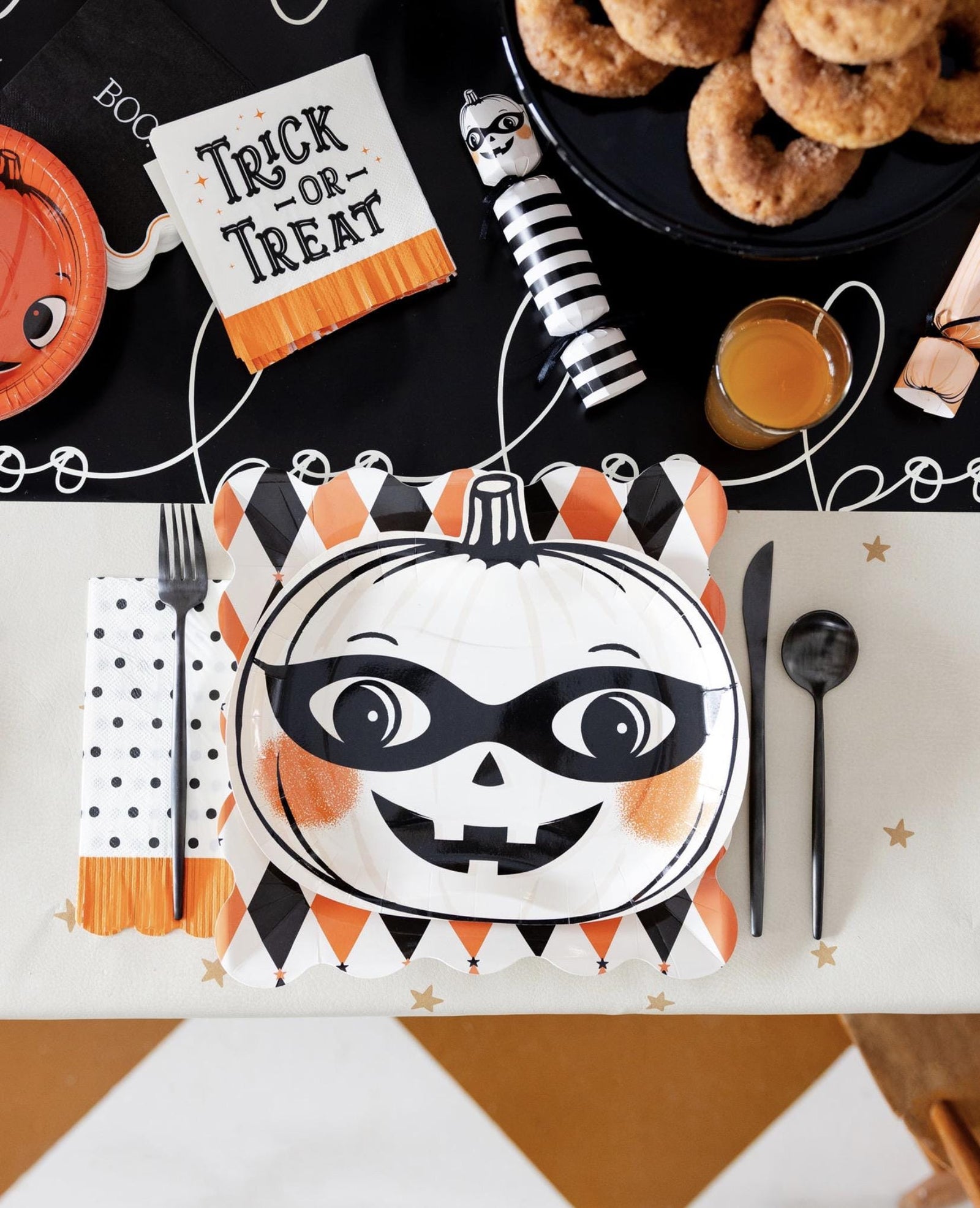 Halloween Pumpkin Plates 9ct - Stesha Party