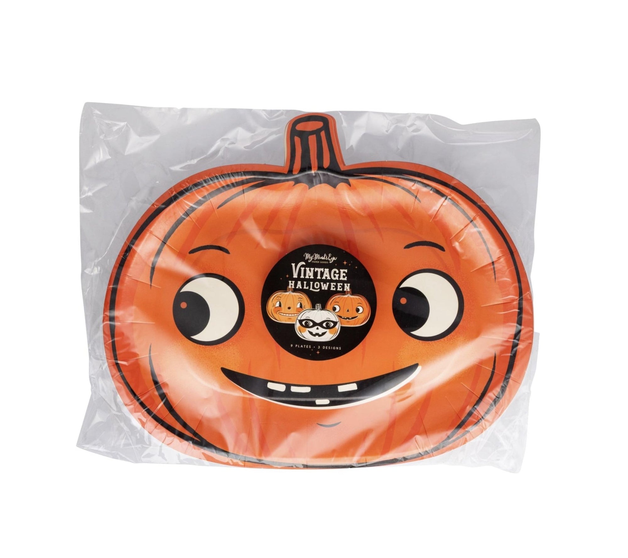 Halloween Pumpkin Plates 9ct - Stesha Party