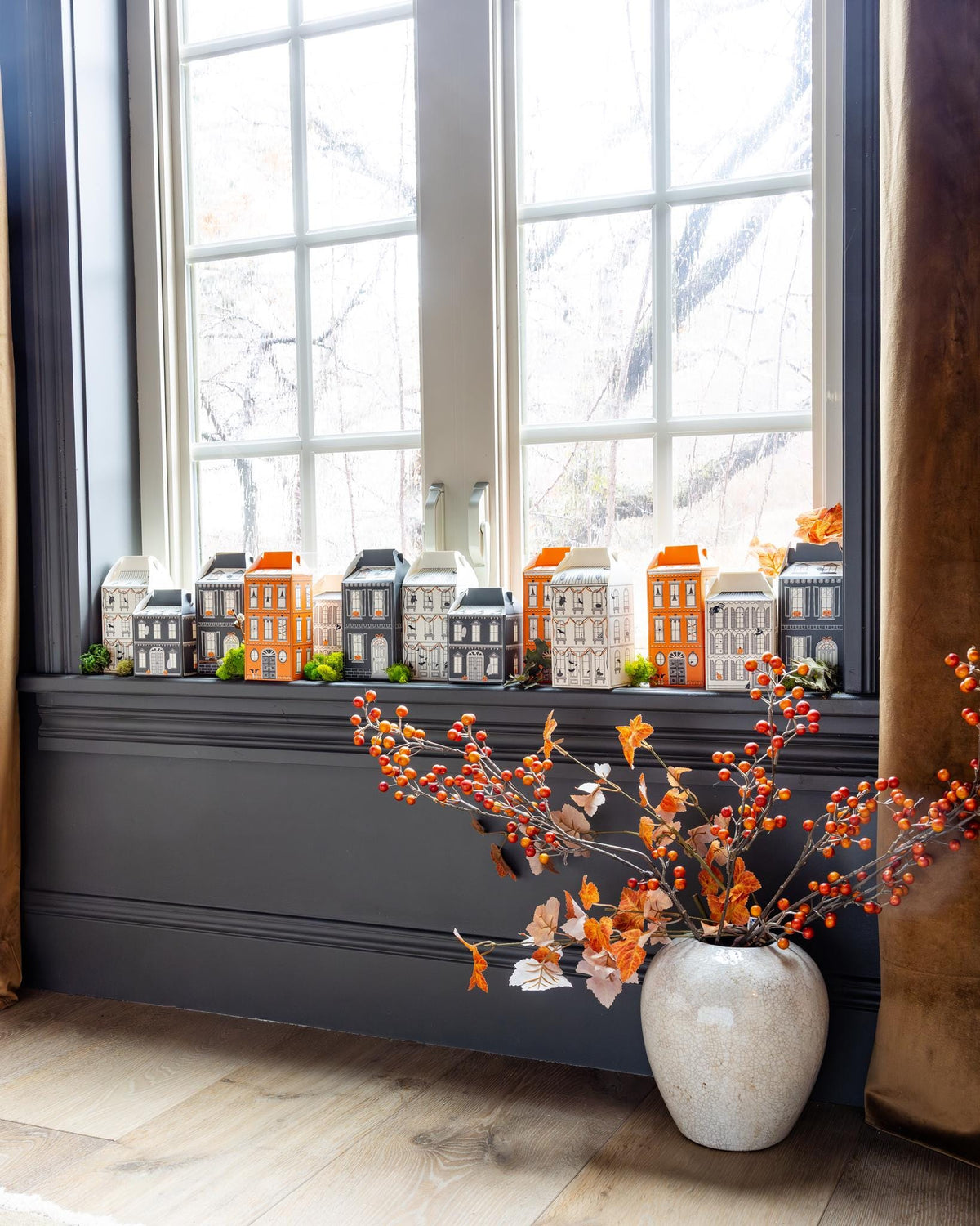 Halloween Village Treat Boxes 13pc - Stesha Party