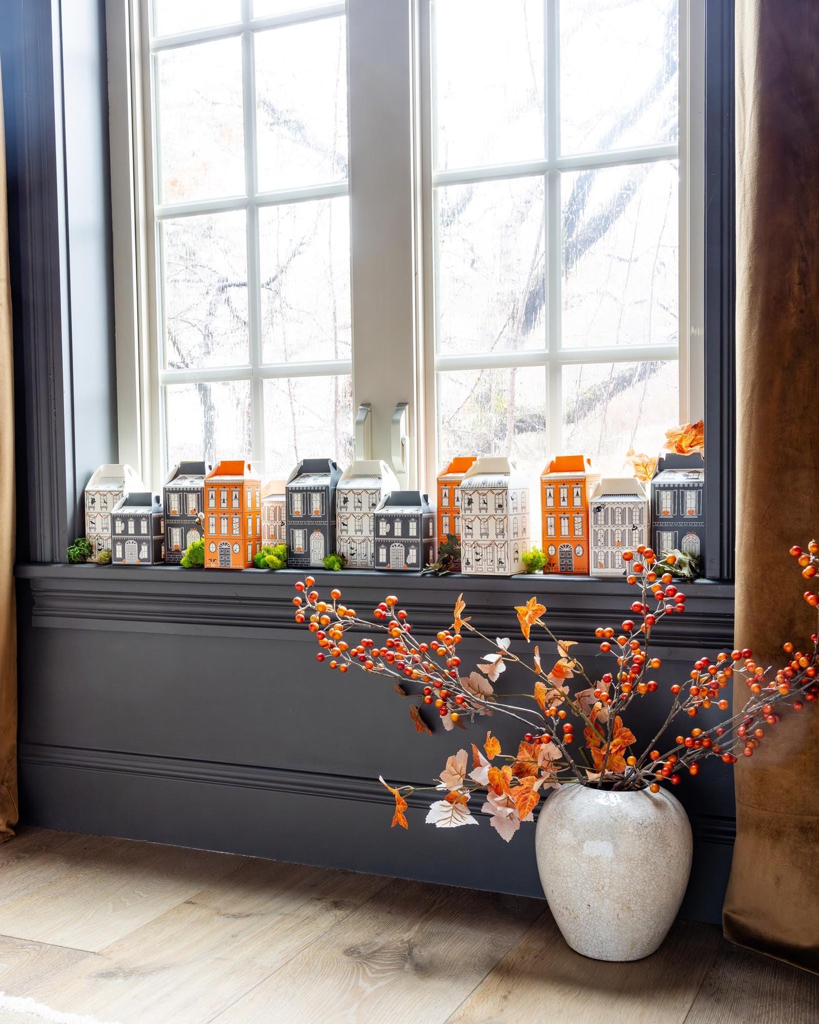 Halloween Village Treat Boxes 13pc - Stesha Party