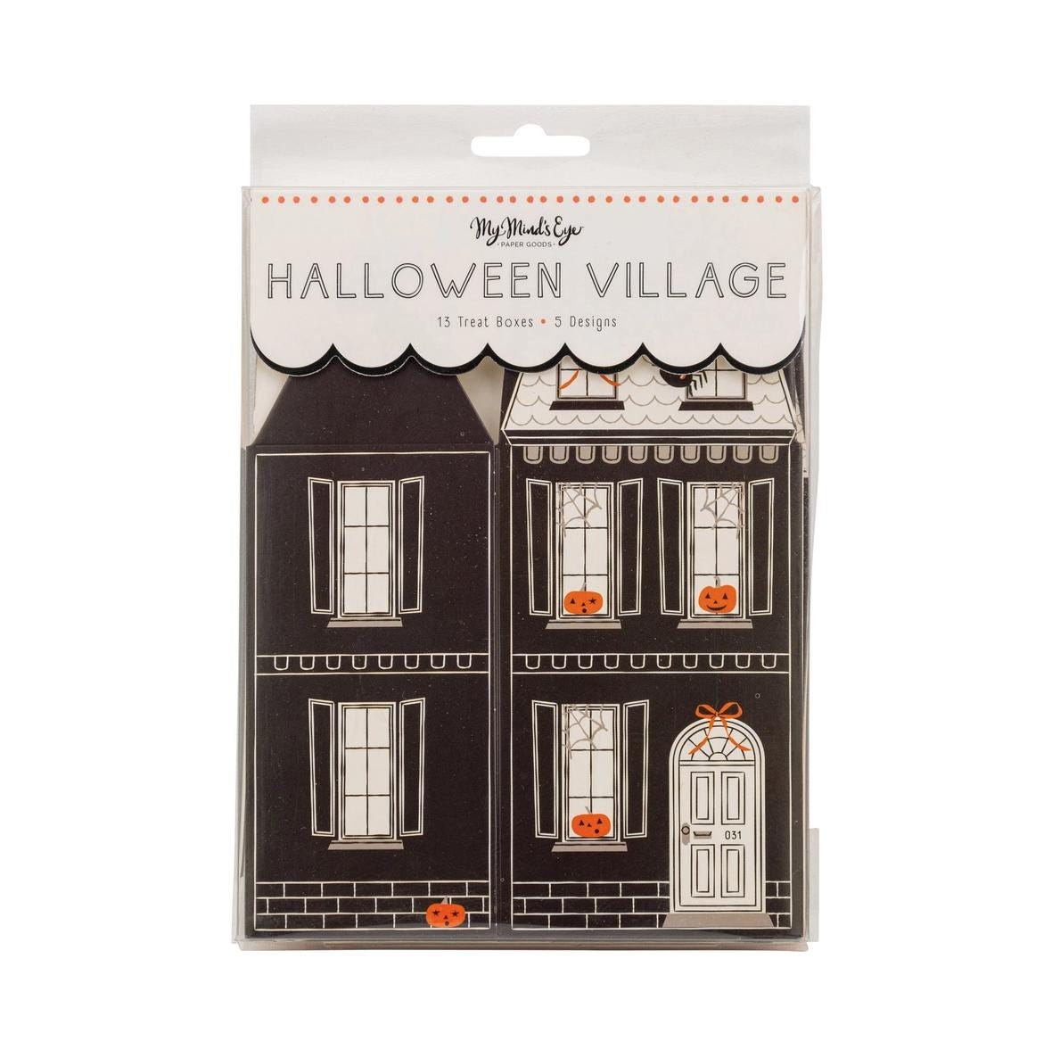 Halloween Village Treat Boxes 13pc - Stesha Party