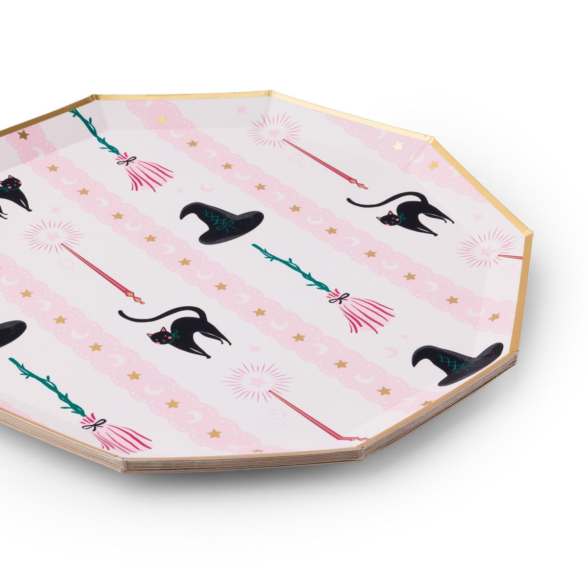 Halloween Witch Plates - Stesha Party