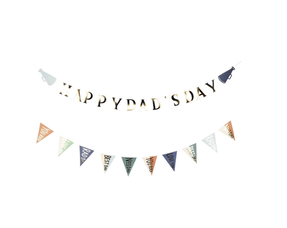 Happy Dad&#39;s Day Banner Set - Stesha Party