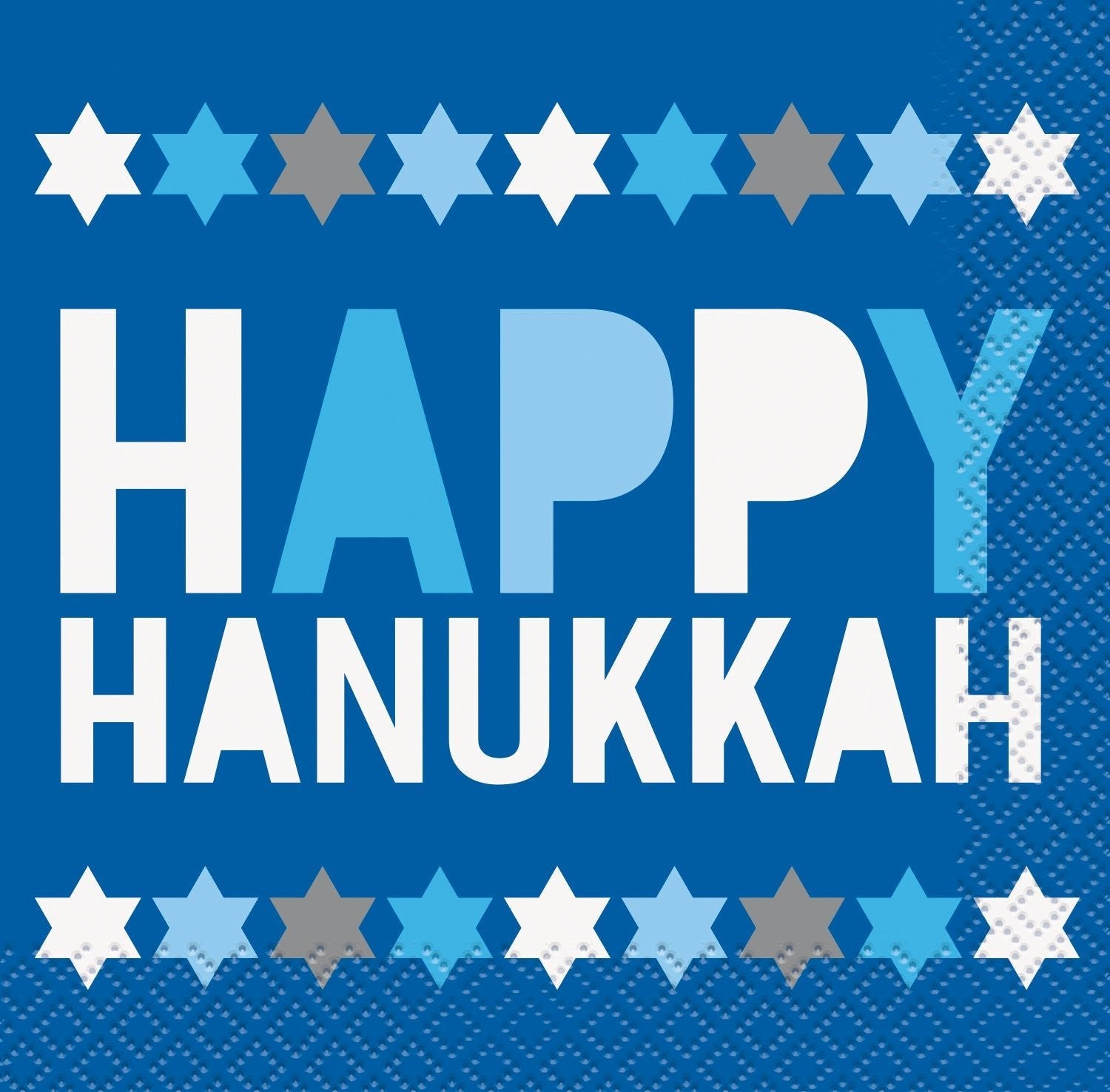 Happy Hanukkah Party Napkins - Stesha Party