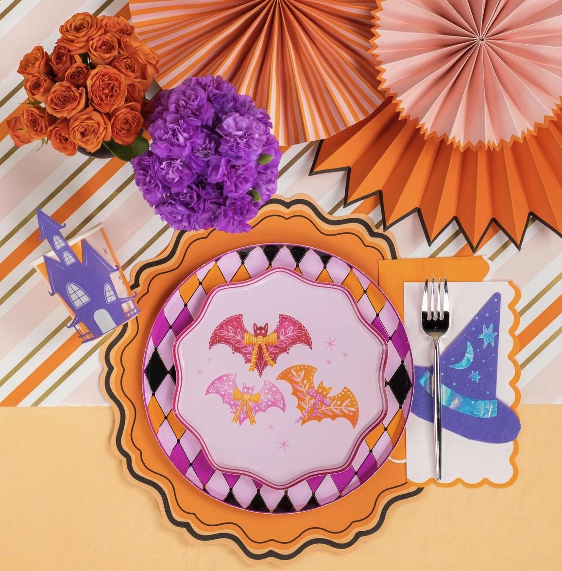 Harlequin Party Plates 8ct - Stesha Party