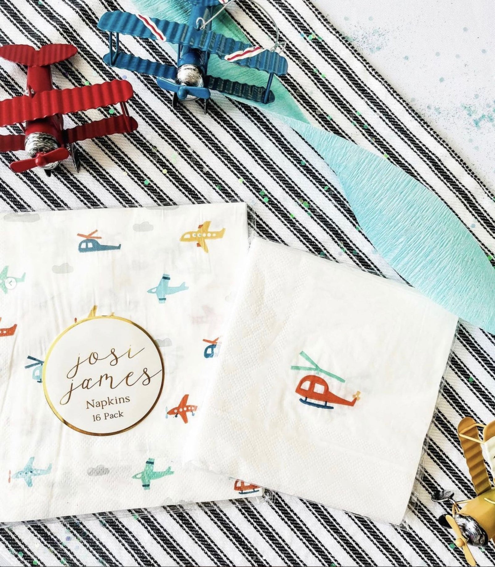 Helicopter Party Napkins 16ct - Stesha Party