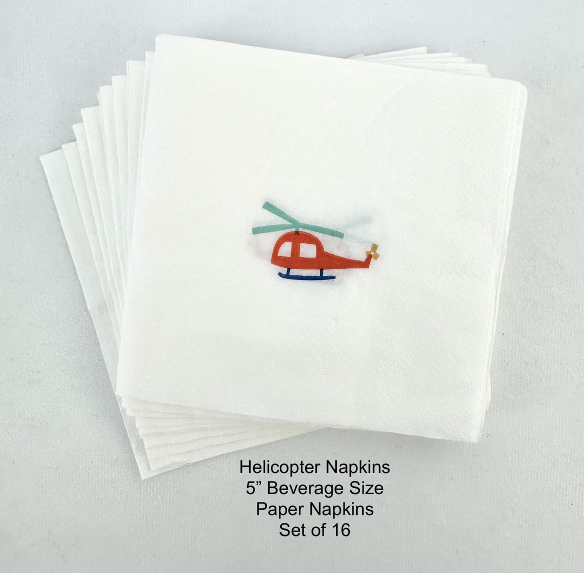 Helicopter Party Napkins 16ct - Stesha Party