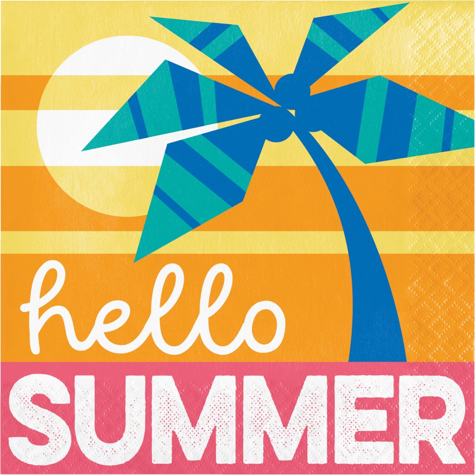 Hello Summer Napkins 16ct - Stesha Party