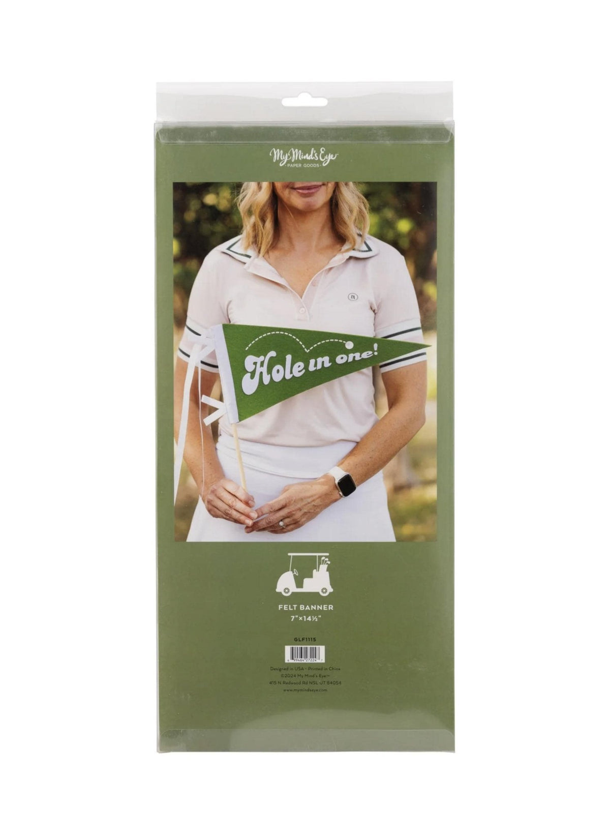 Hole In One Felt Pennant - Stesha Party