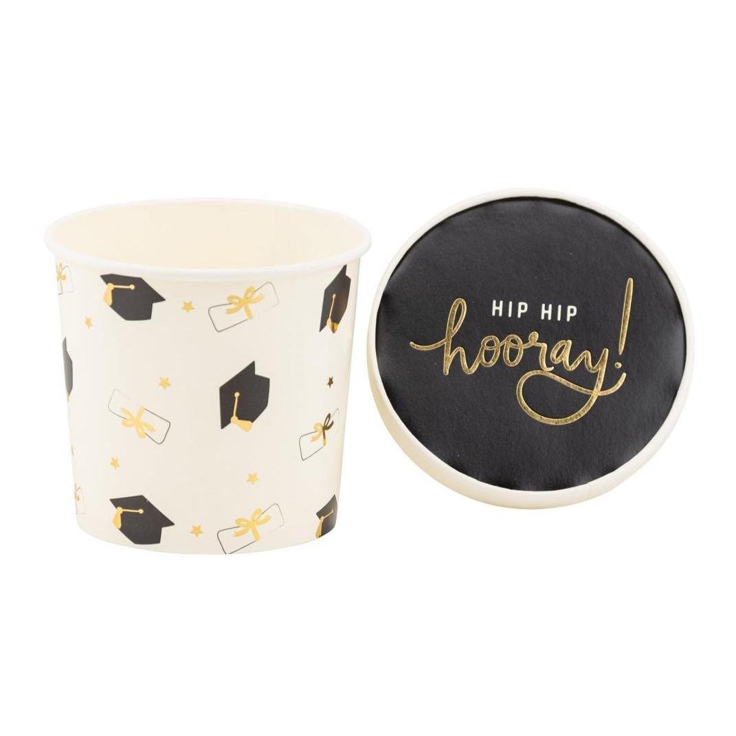 Hooray Graduation Treat Cups 6ct - Stesha Party