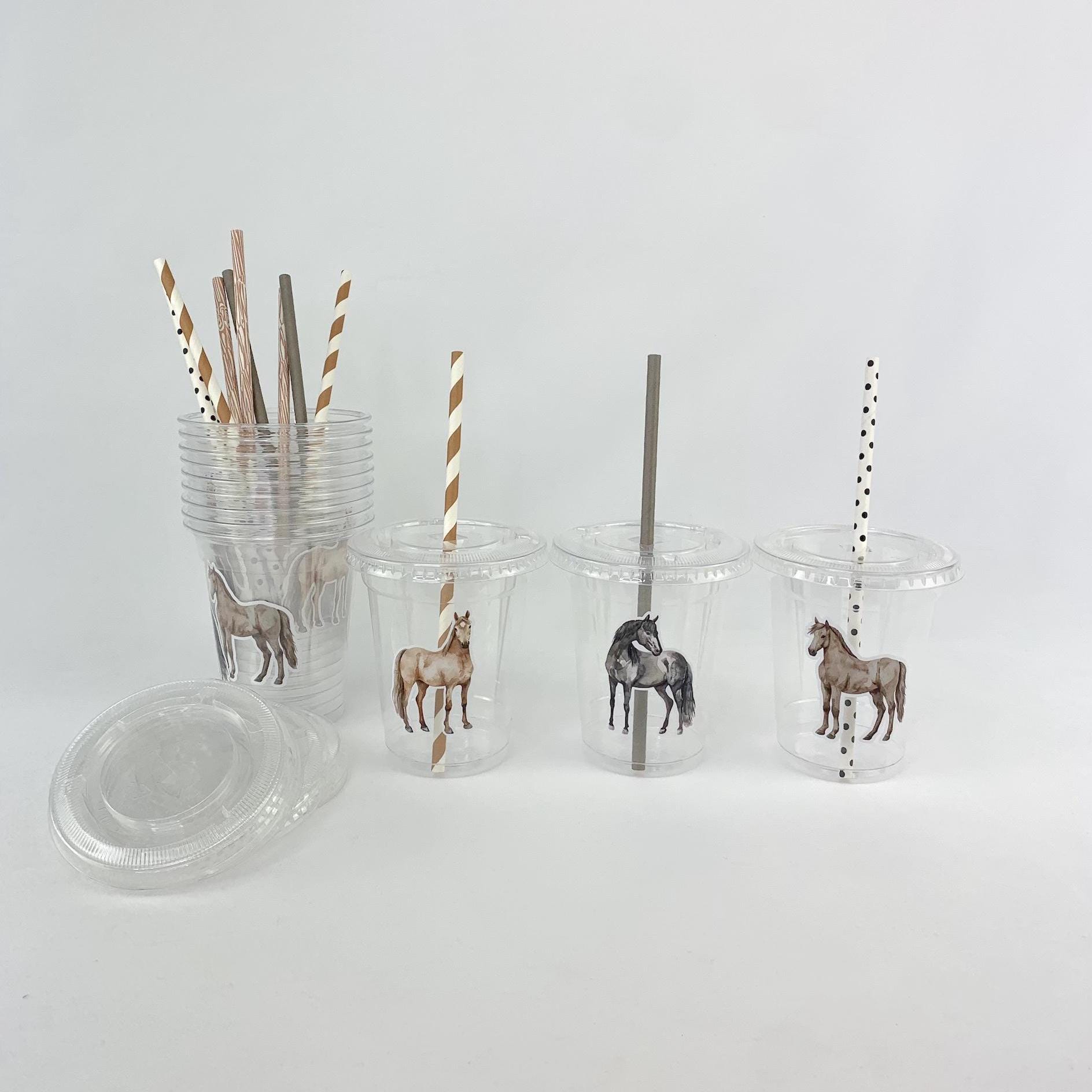 Horse Party Cups - Stesha Party