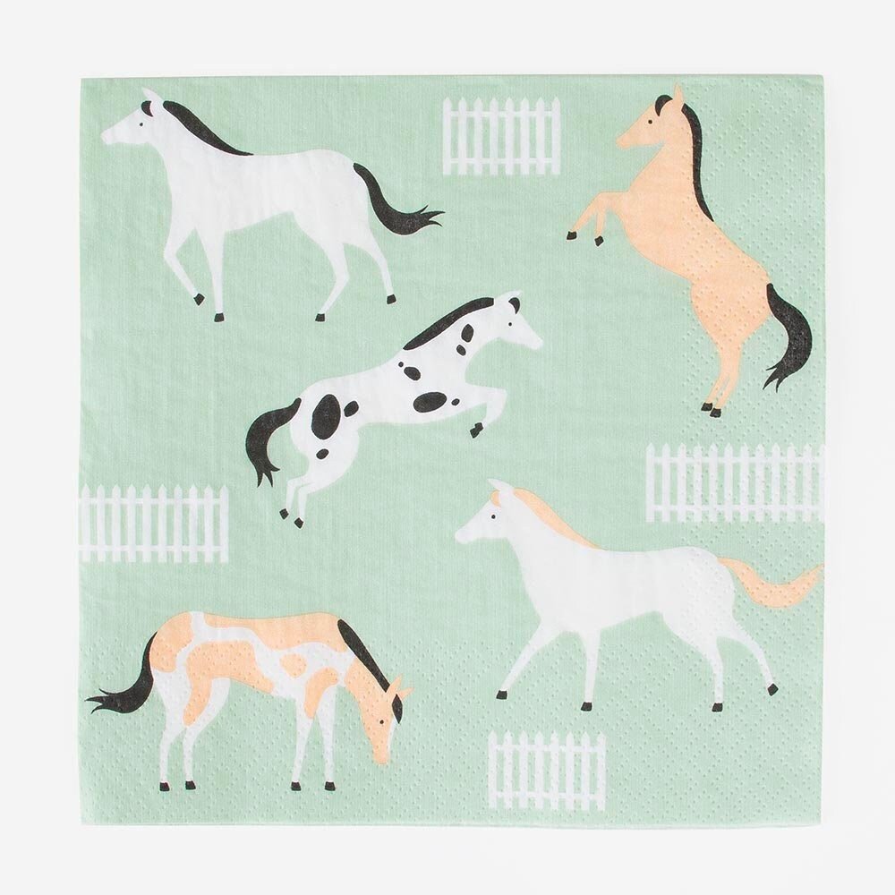 Horse Party Napkins - Stesha Party