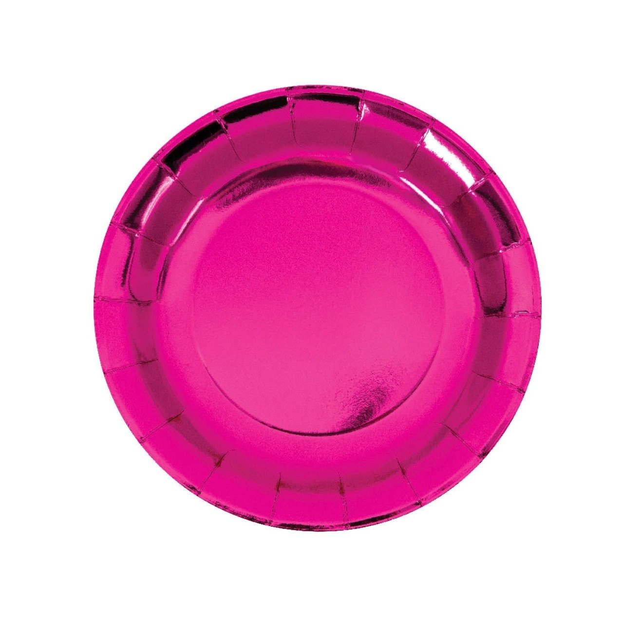 Hot Pink Party Plates - Stesha Party